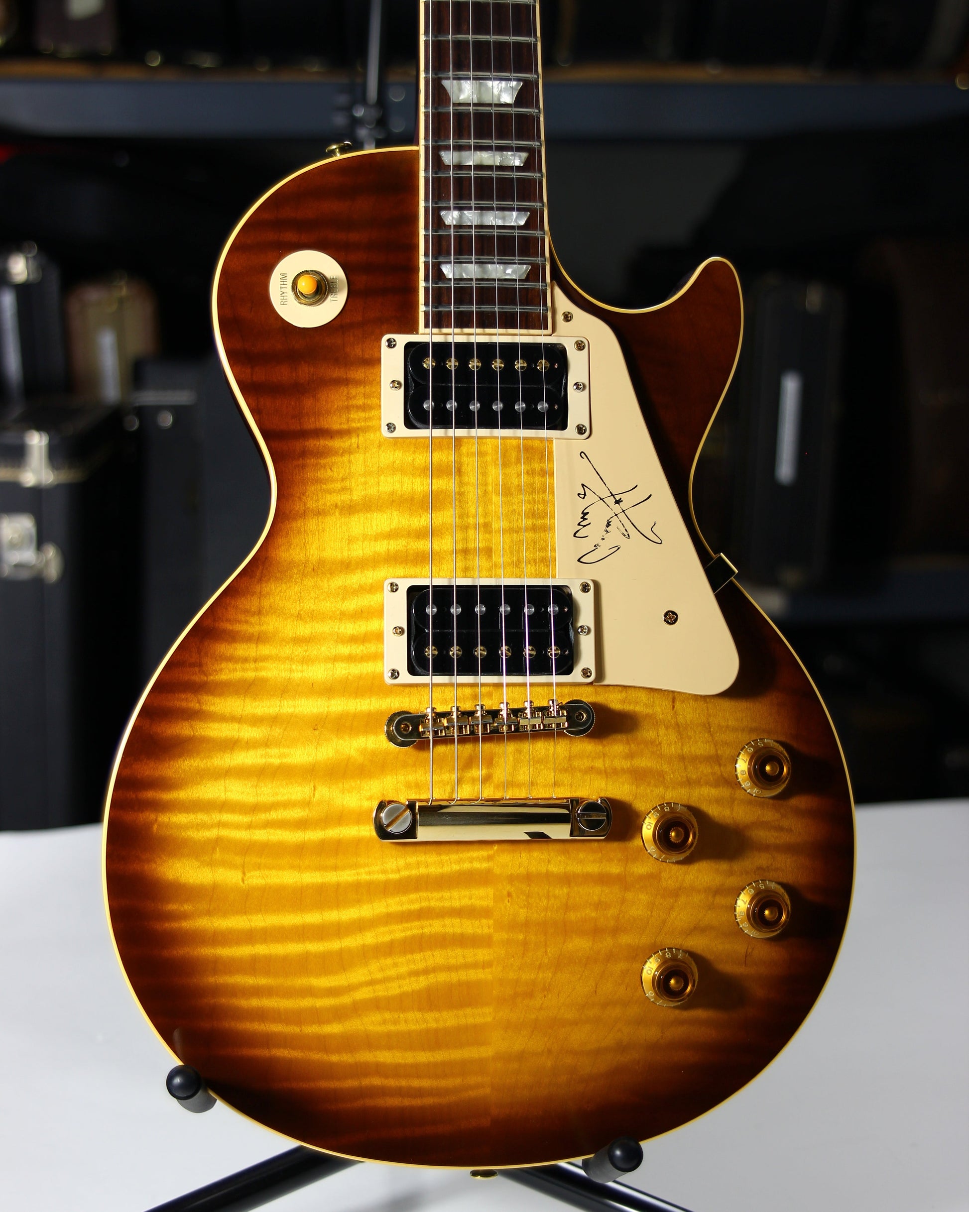 1995 Gibson Jimmy Page Les Paul Standard Signature 1959 Model - Iced Tea Plus Flametop Classic