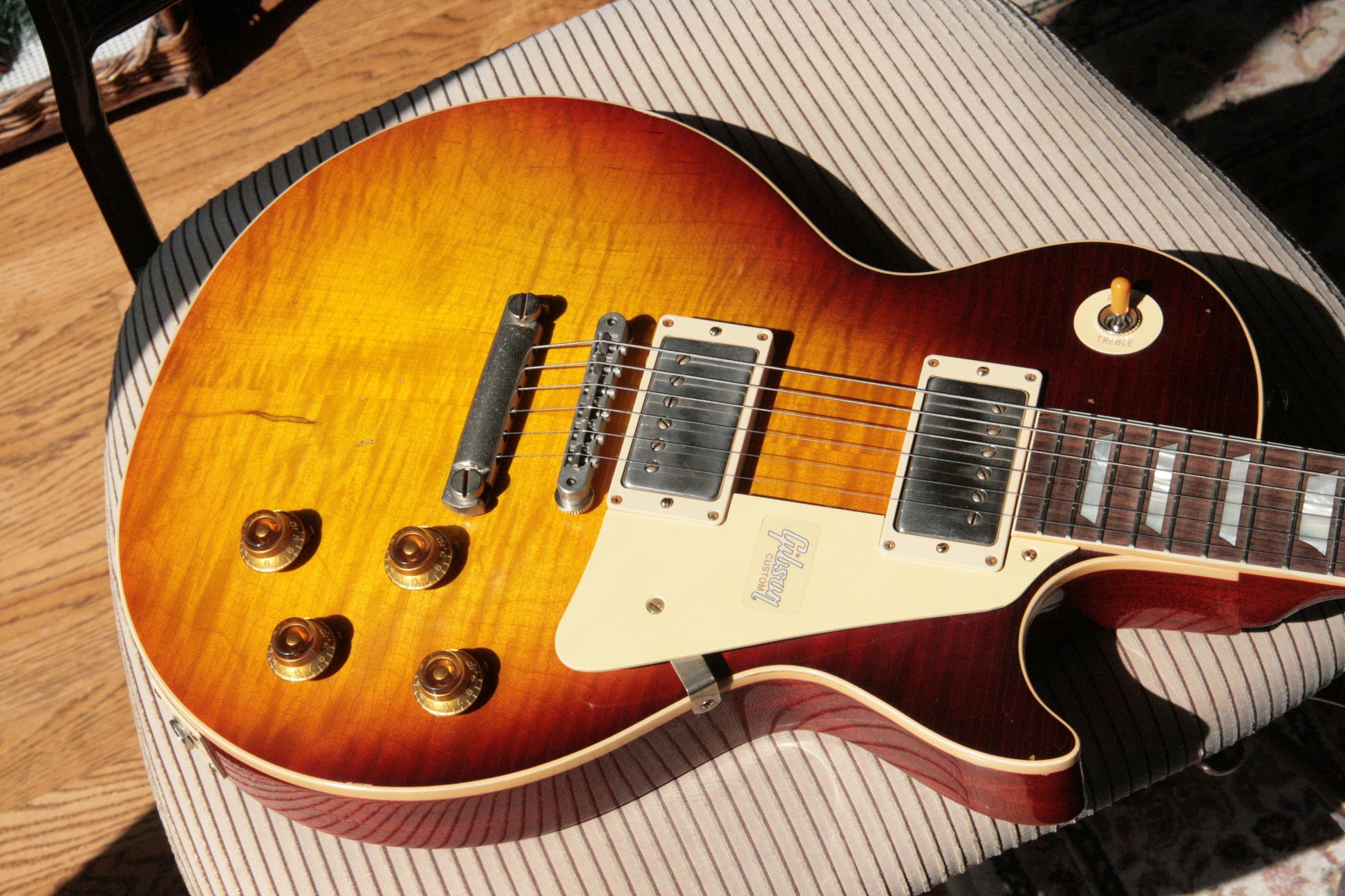 2018 Gibson AGED 1958 Les Paul Historic Reissue! R8 58 Dark Bourbon Fade Custom Shop TH Specs