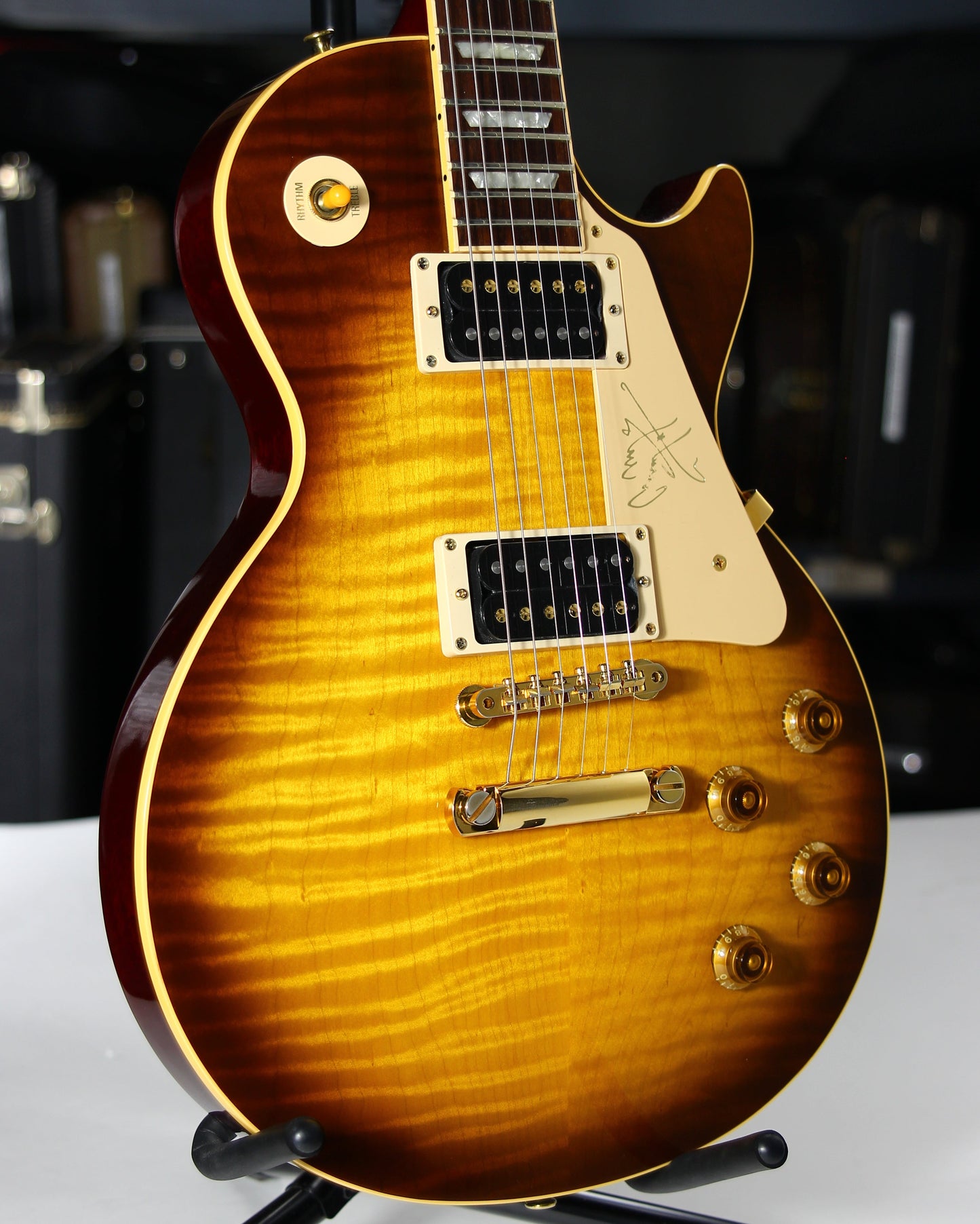 1995 Gibson Jimmy Page Les Paul Standard Signature 1959 Model - Iced Tea Plus Flametop Classic