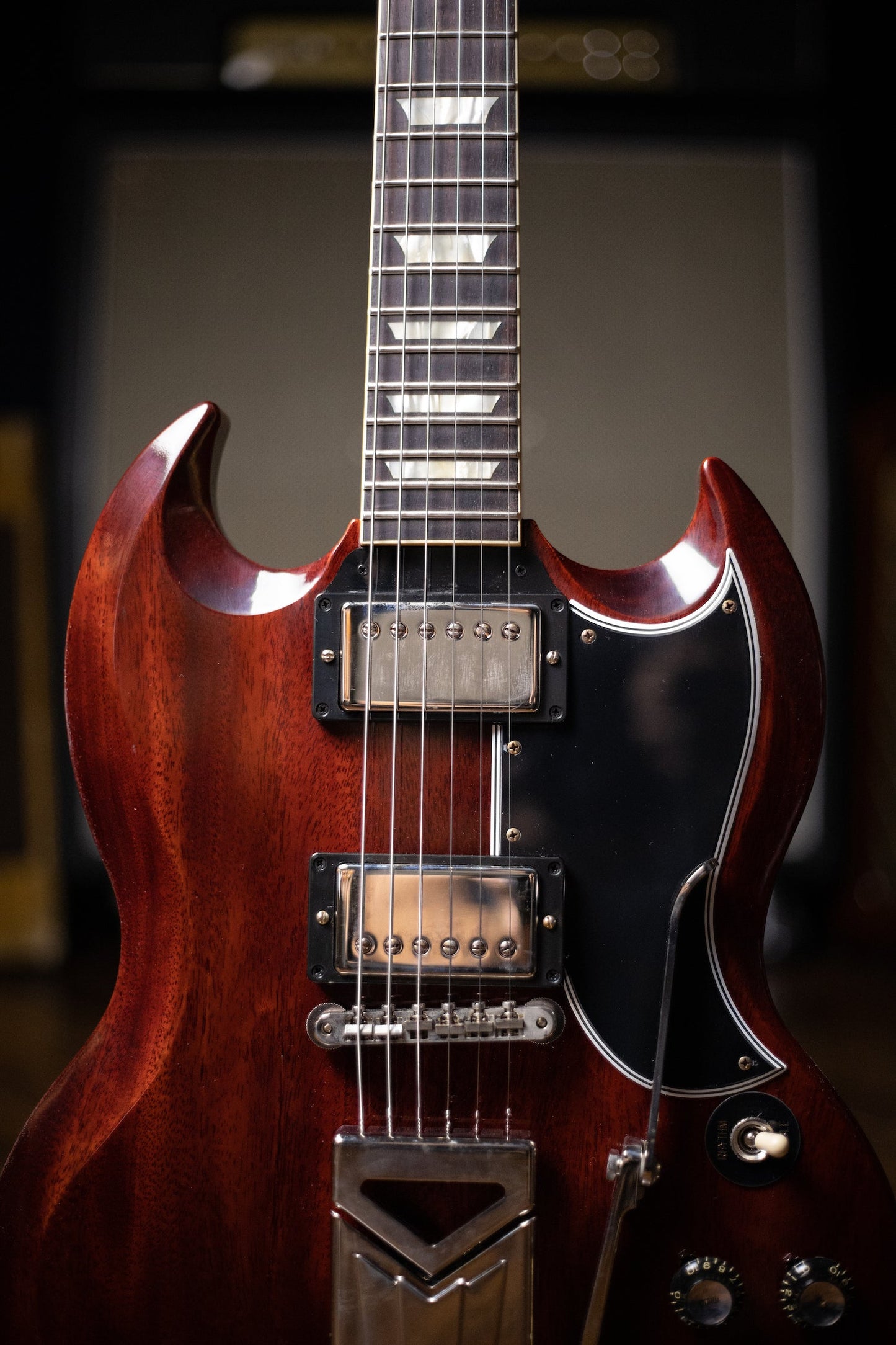 Gibson Custom Shop 60th Anniversary 1961 SG Les Paul Standard VOS Electric Guitar - Cherry Red