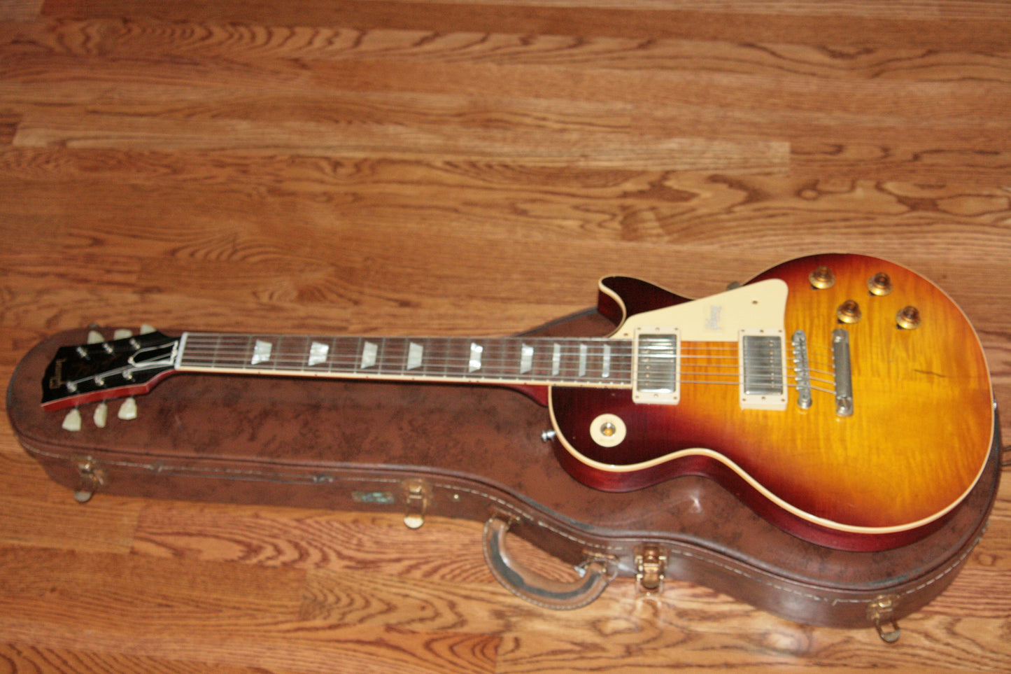 2018 Gibson AGED 1958 Les Paul Historic Reissue! R8 58 Dark Bourbon Fade Custom Shop TH Specs