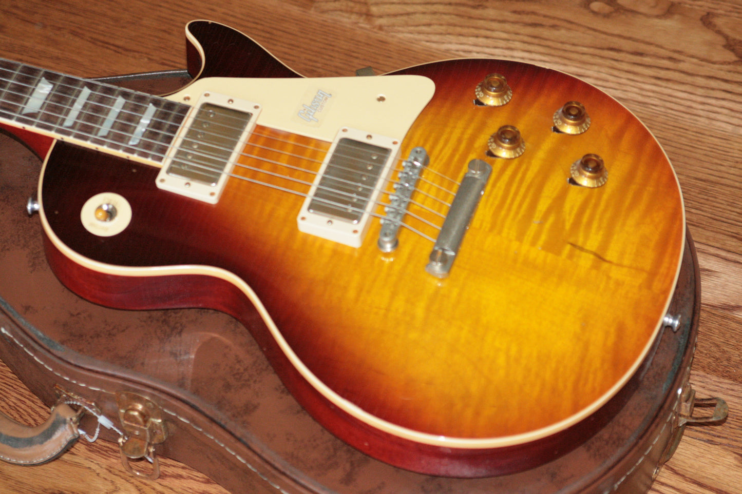 2018 Gibson AGED 1958 Les Paul Historic Reissue! R8 58 Dark Bourbon Fade Custom Shop TH Specs