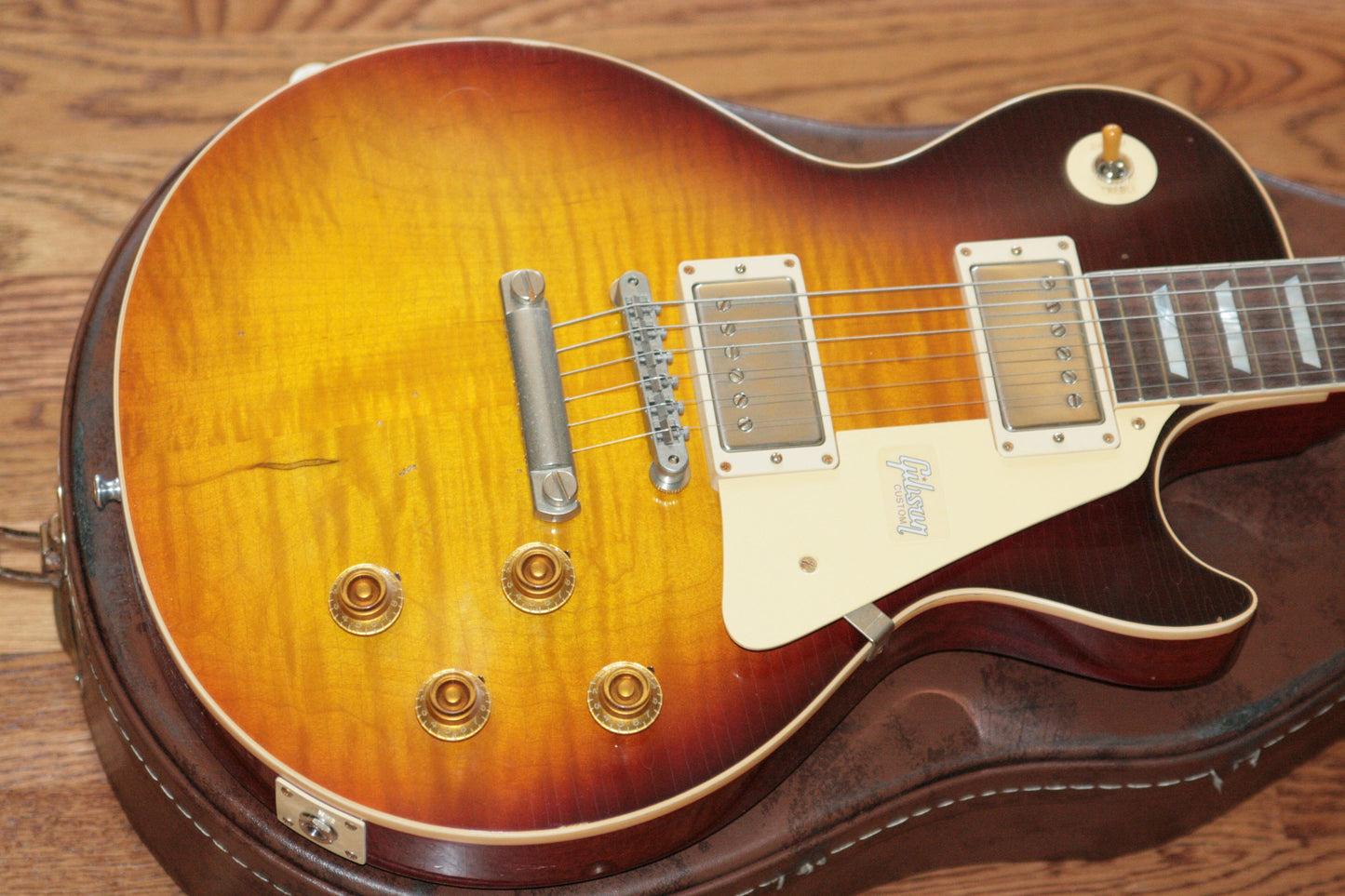 2018 Gibson AGED 1958 Les Paul Historic Reissue! R8 58 Dark Bourbon Fade Custom Shop TH Specs