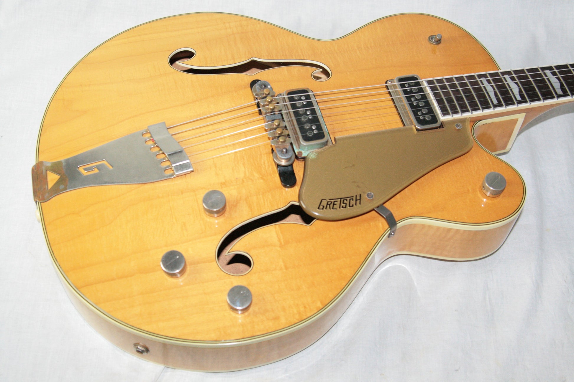 1956 Gretsch 6193 Country Club RARE NATURAL w/ Dearmond Pickups! white falcon size