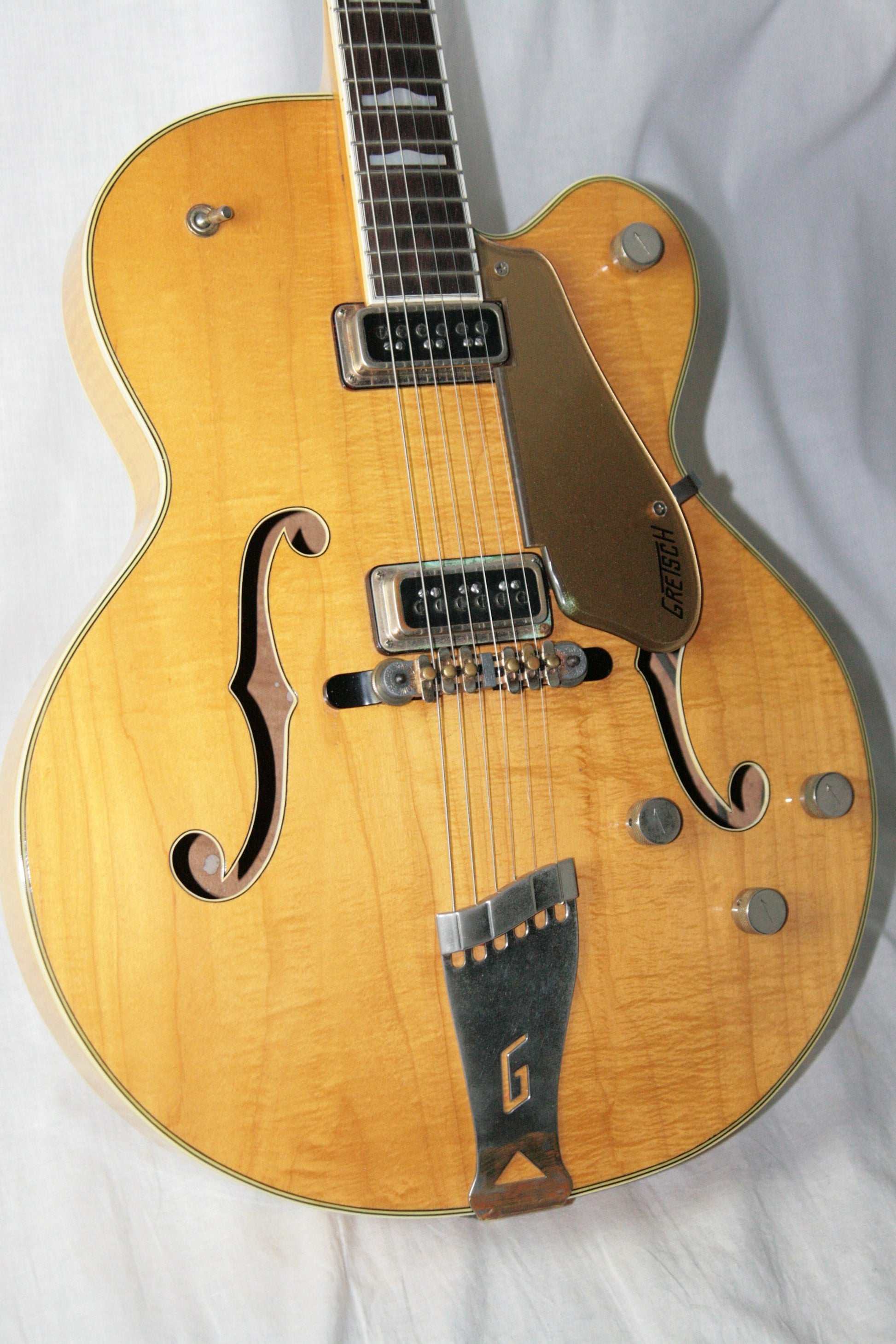 1956 Gretsch 6193 Country Club RARE NATURAL w/ Dearmond Pickups! white falcon size
