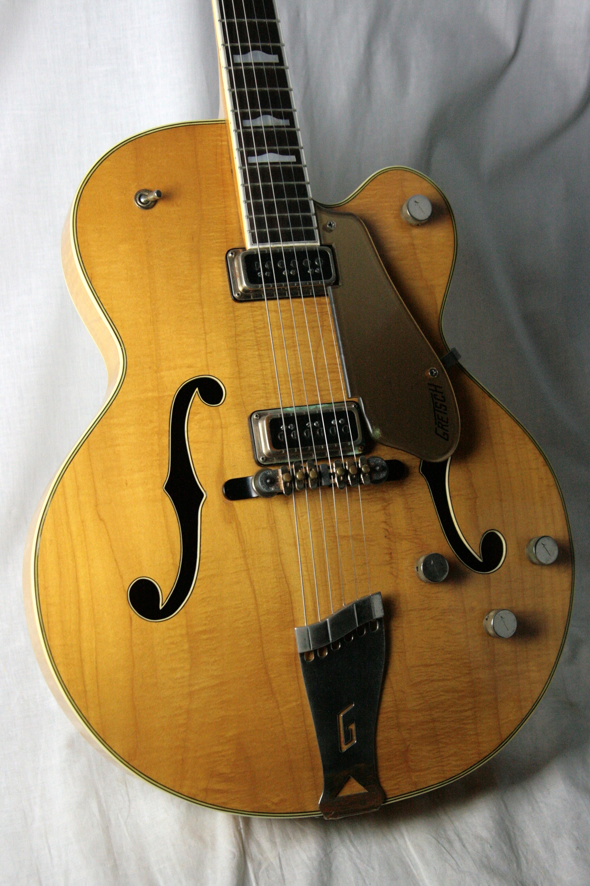 1956 Gretsch 6193 Country Club RARE NATURAL w/ Dearmond Pickups! white falcon size