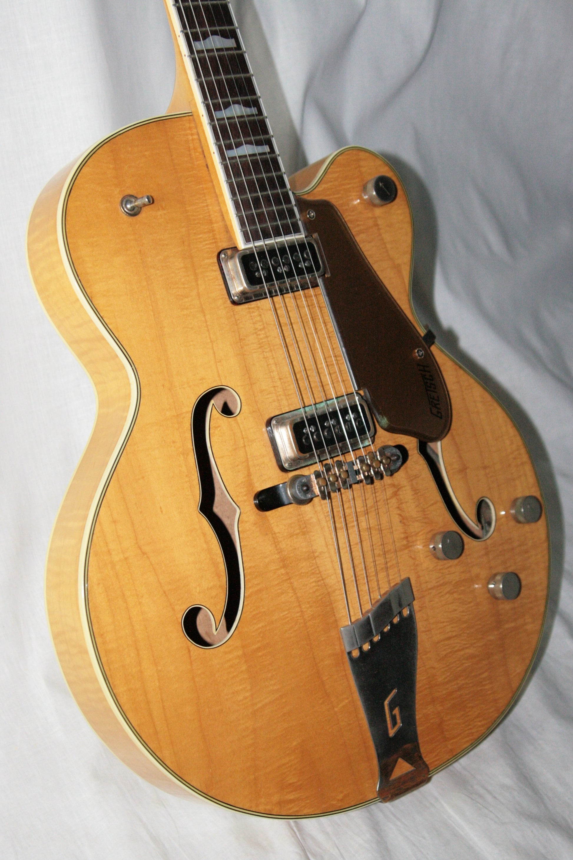1956 Gretsch 6193 Country Club RARE NATURAL w/ Dearmond Pickups! white falcon size