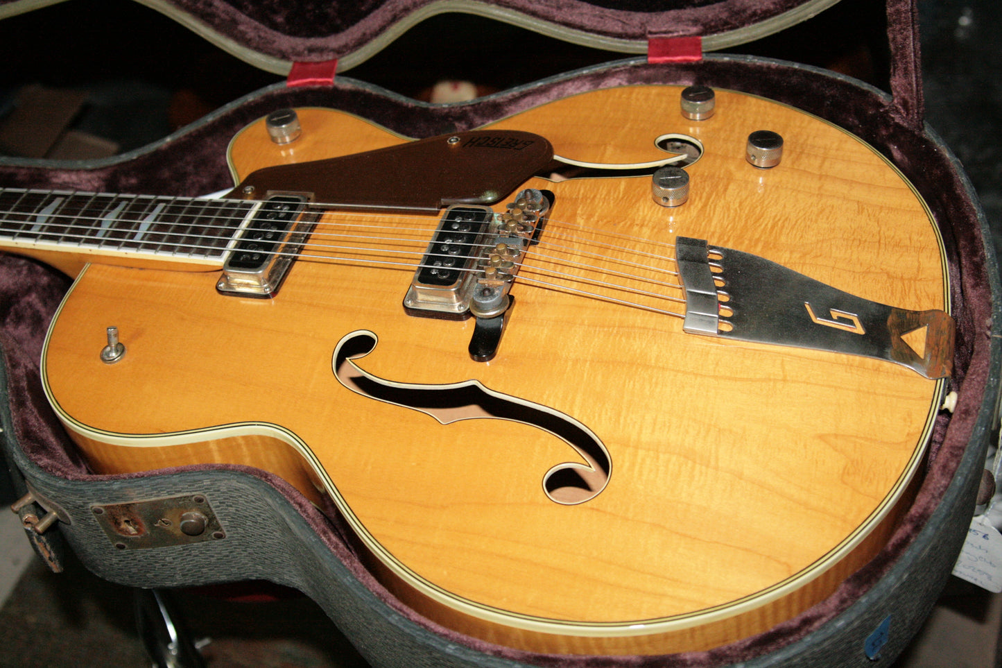 1956 Gretsch 6193 Country Club RARE NATURAL w/ Dearmond Pickups! white falcon size