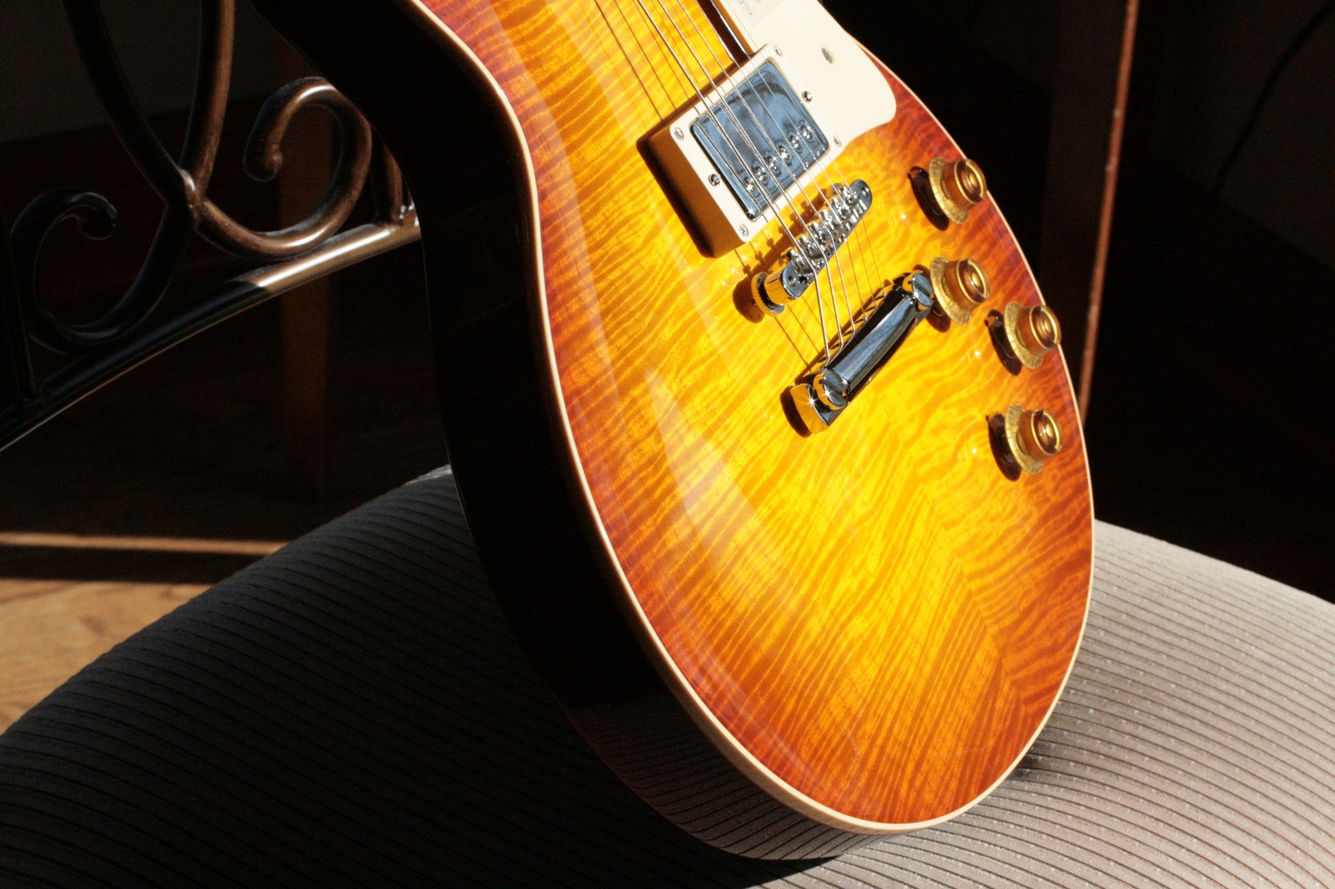 2019 Gibson 1959 Les Paul 60TH ANNIVERSARY Historic Reissue R9 59 Custom Shop Sunrise Tea Burst