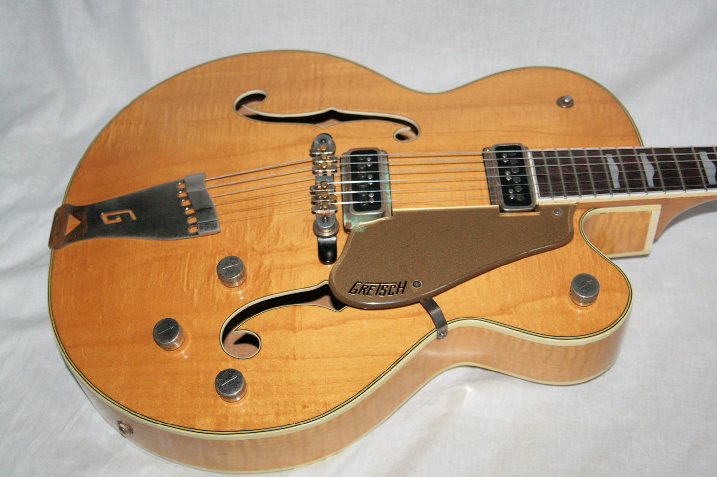 1956 Gretsch 6193 Country Club RARE NATURAL w/ Dearmond Pickups! white falcon size