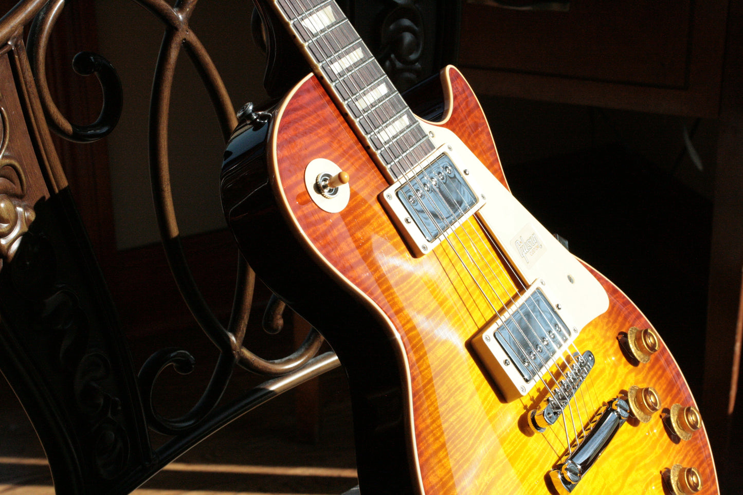 2019 Gibson 1959 Les Paul 60TH ANNIVERSARY Historic Reissue R9 59 Custom Shop Sunrise Tea Burst