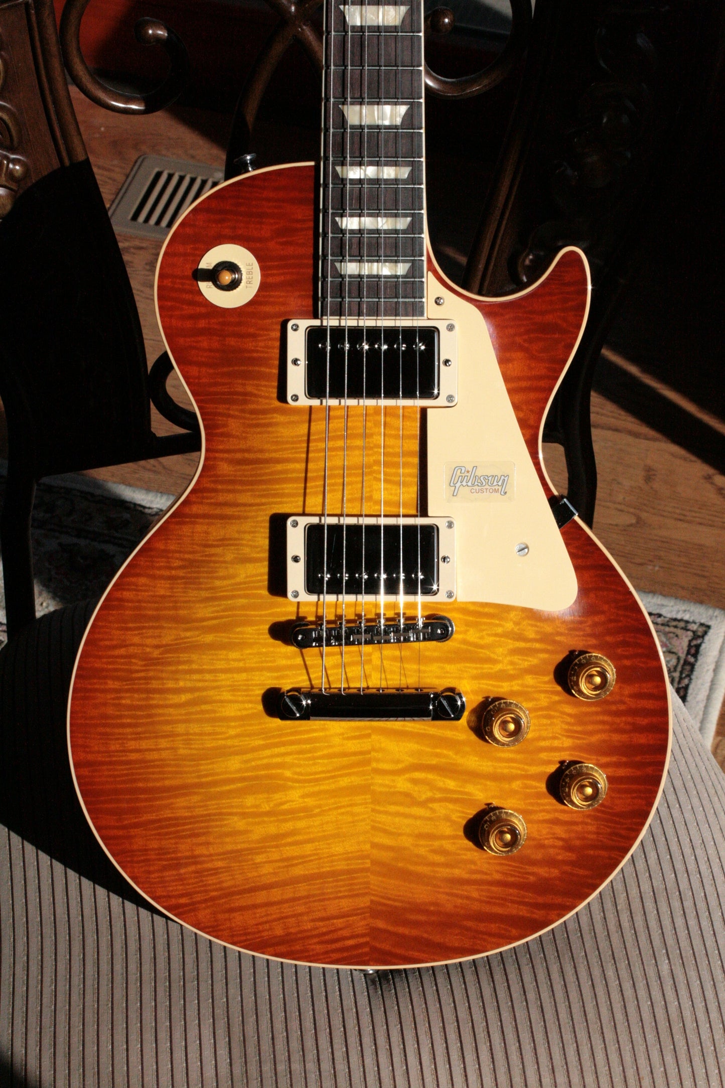 2019 Gibson 1959 Les Paul 60TH ANNIVERSARY Historic Reissue R9 59 Custom Shop Sunrise Tea Burst