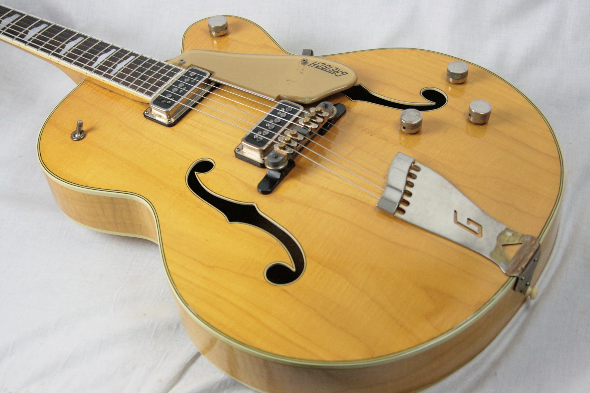 1956 Gretsch 6193 Country Club RARE NATURAL w/ Dearmond Pickups! white falcon size