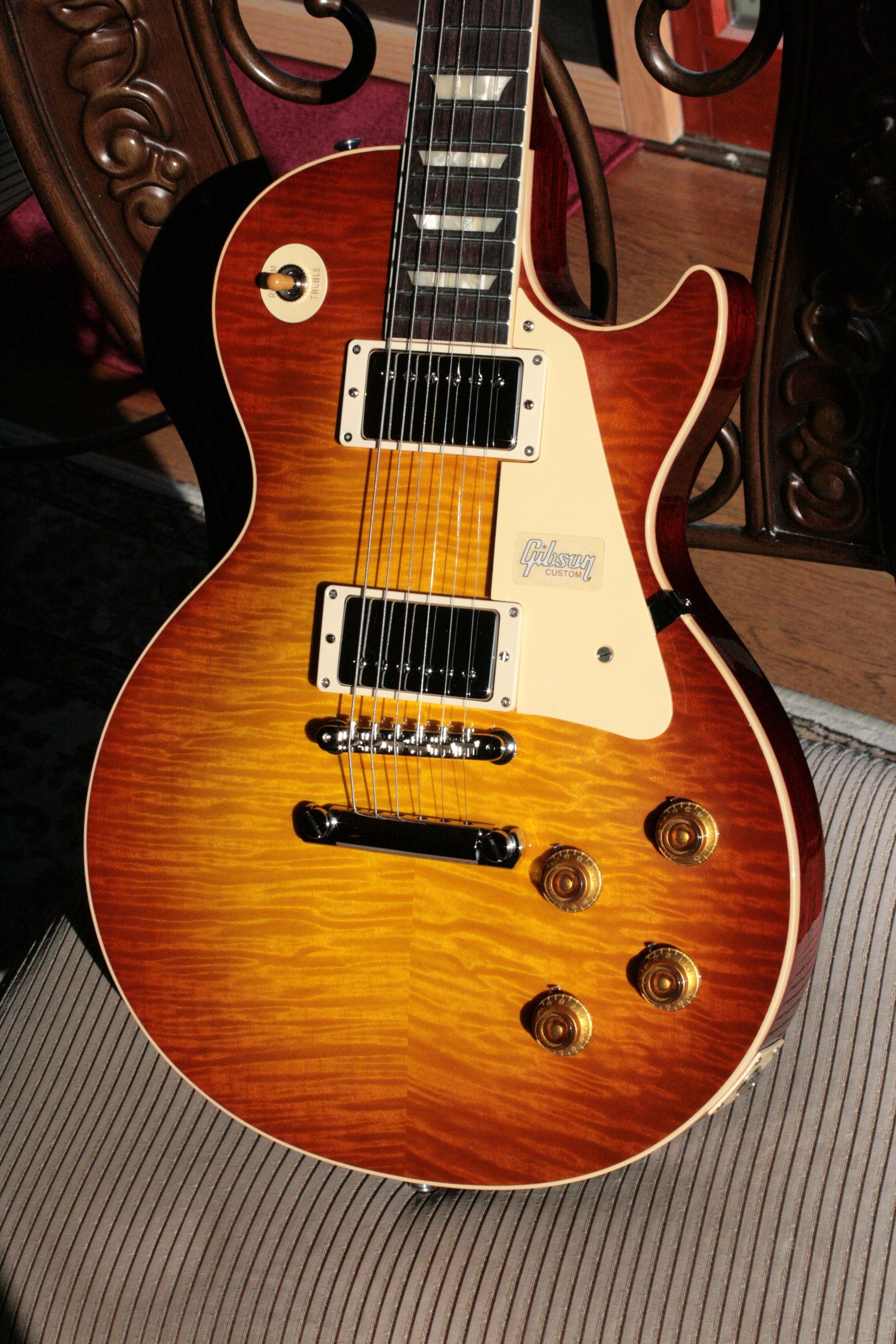 2019 Gibson 1959 Les Paul 60TH ANNIVERSARY Historic Reissue R9 59 Custom Shop Sunrise Tea Burst