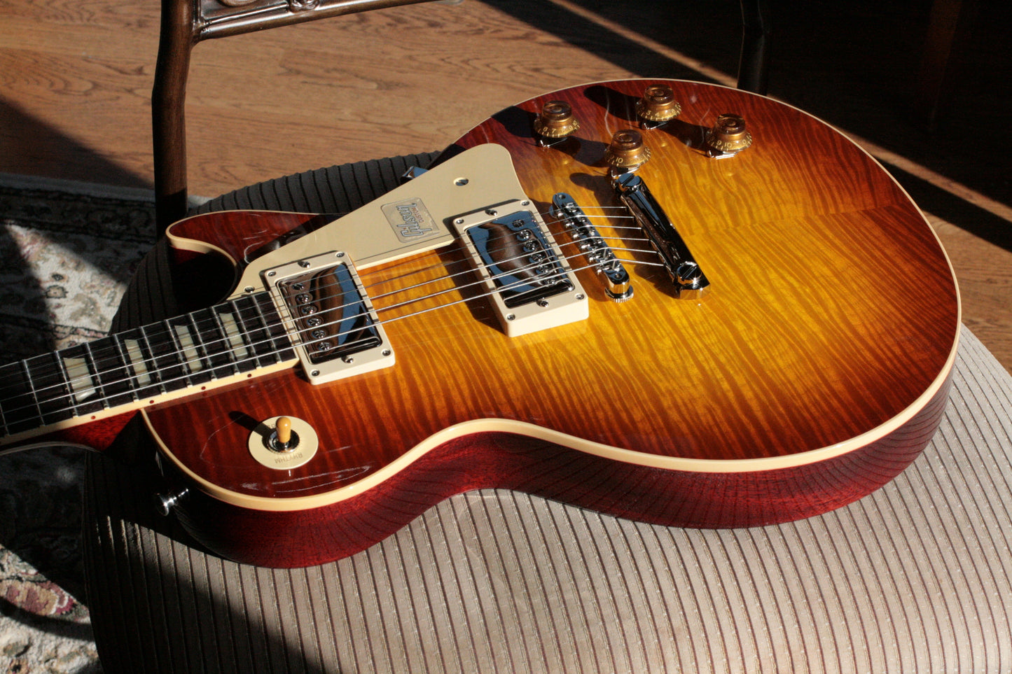 2019 Gibson 1959 Les Paul 60TH ANNIVERSARY Historic Reissue R9 59 Custom Shop Sunrise Tea Burst