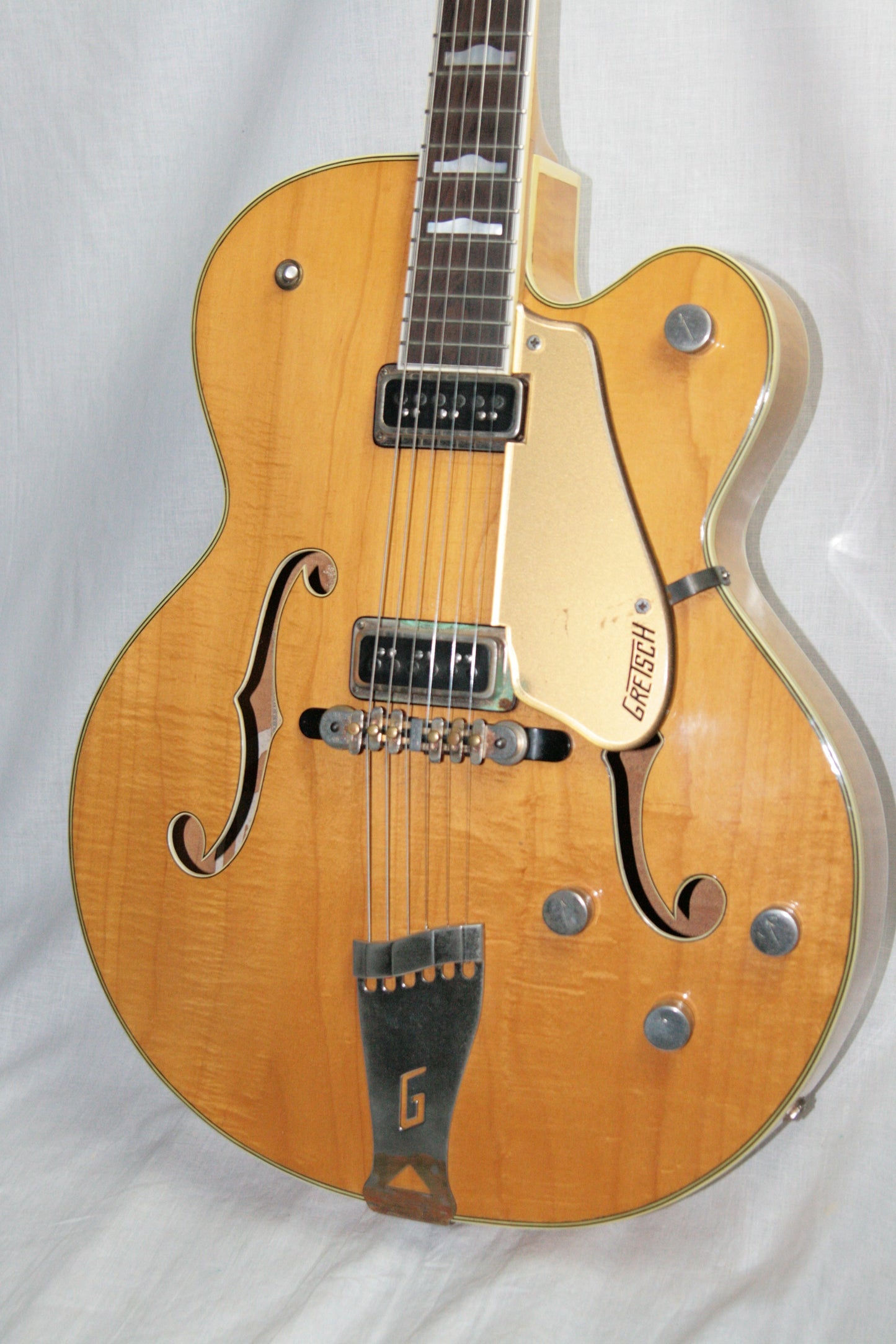 1956 Gretsch 6193 Country Club RARE NATURAL w/ Dearmond Pickups! white falcon size