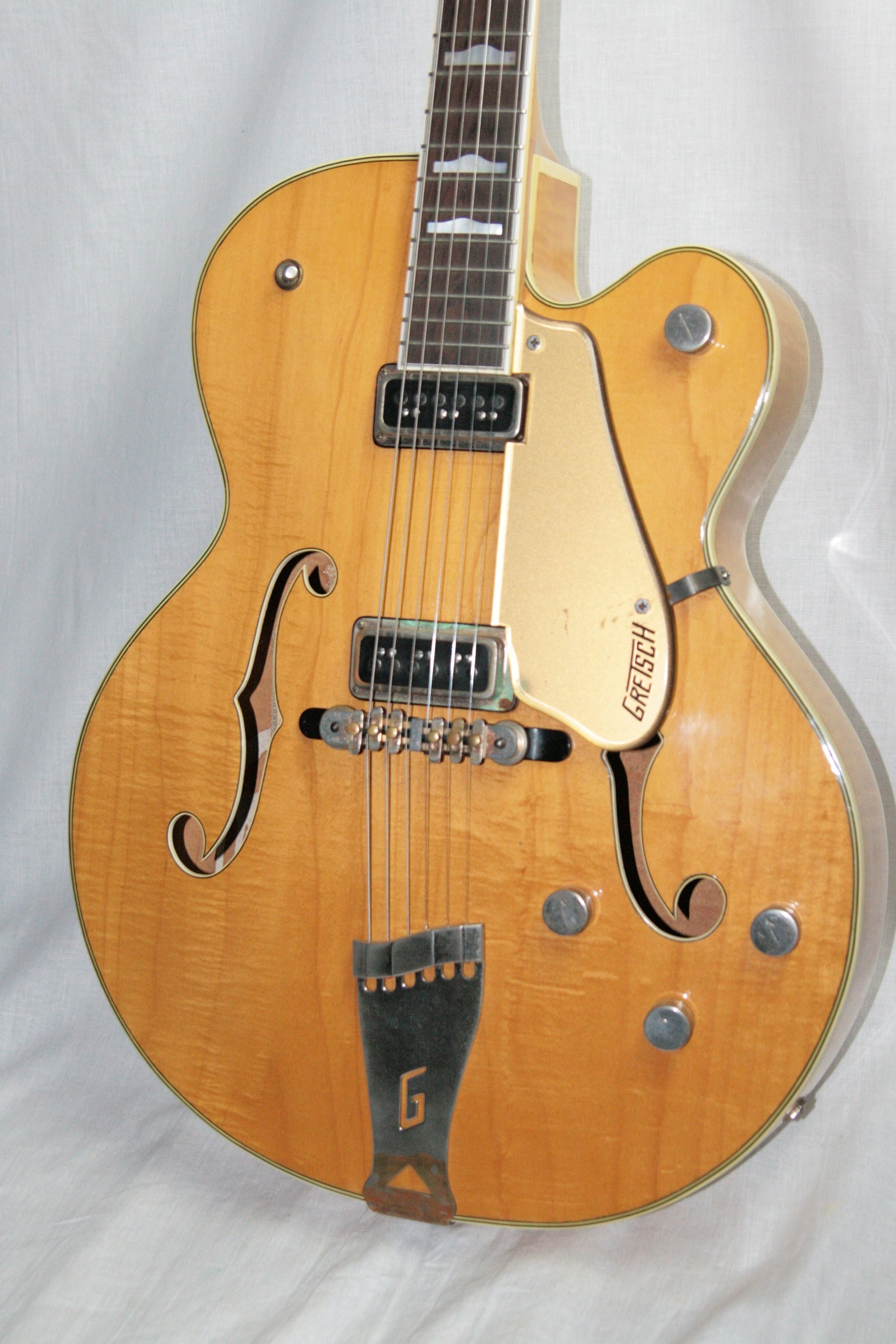 1956 Gretsch 6193 Country Club RARE NATURAL w/ Dearmond Pickups! white falcon size