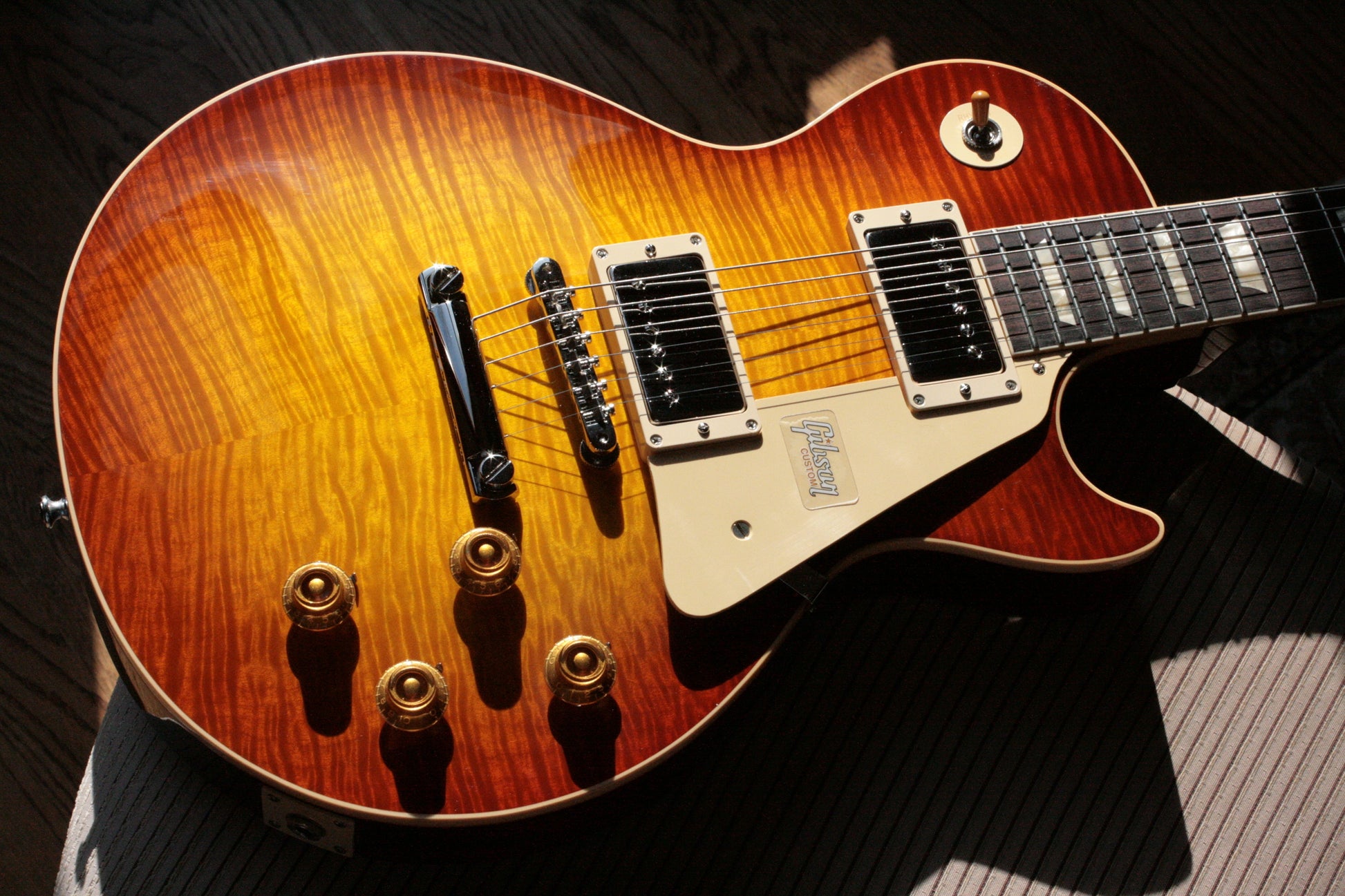 2019 Gibson 1959 Les Paul 60TH ANNIVERSARY Historic Reissue R9 59 Custom Shop Sunrise Tea Burst