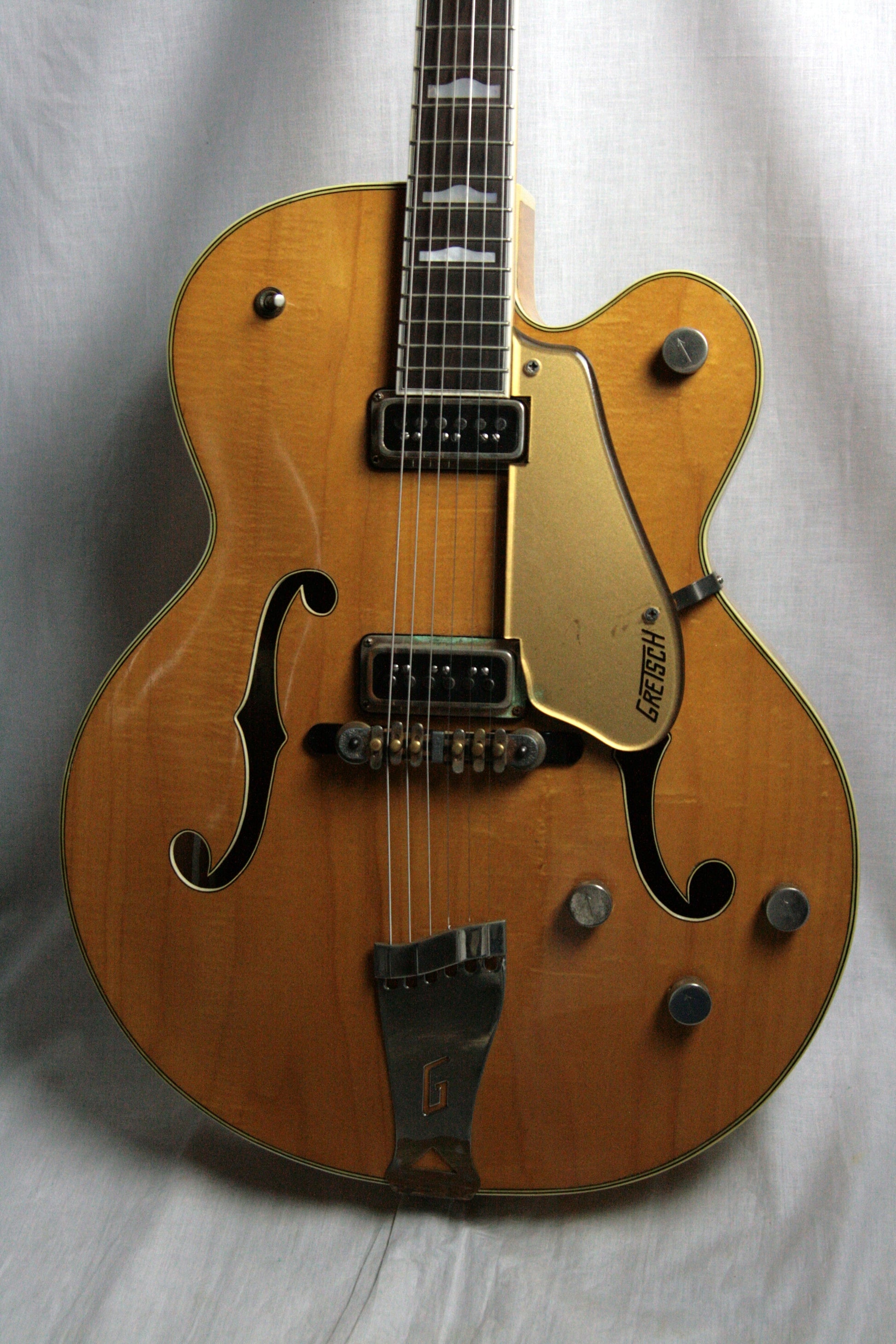 1956 Gretsch 6193 Country Club RARE NATURAL w/ Dearmond Pickups! white falcon size