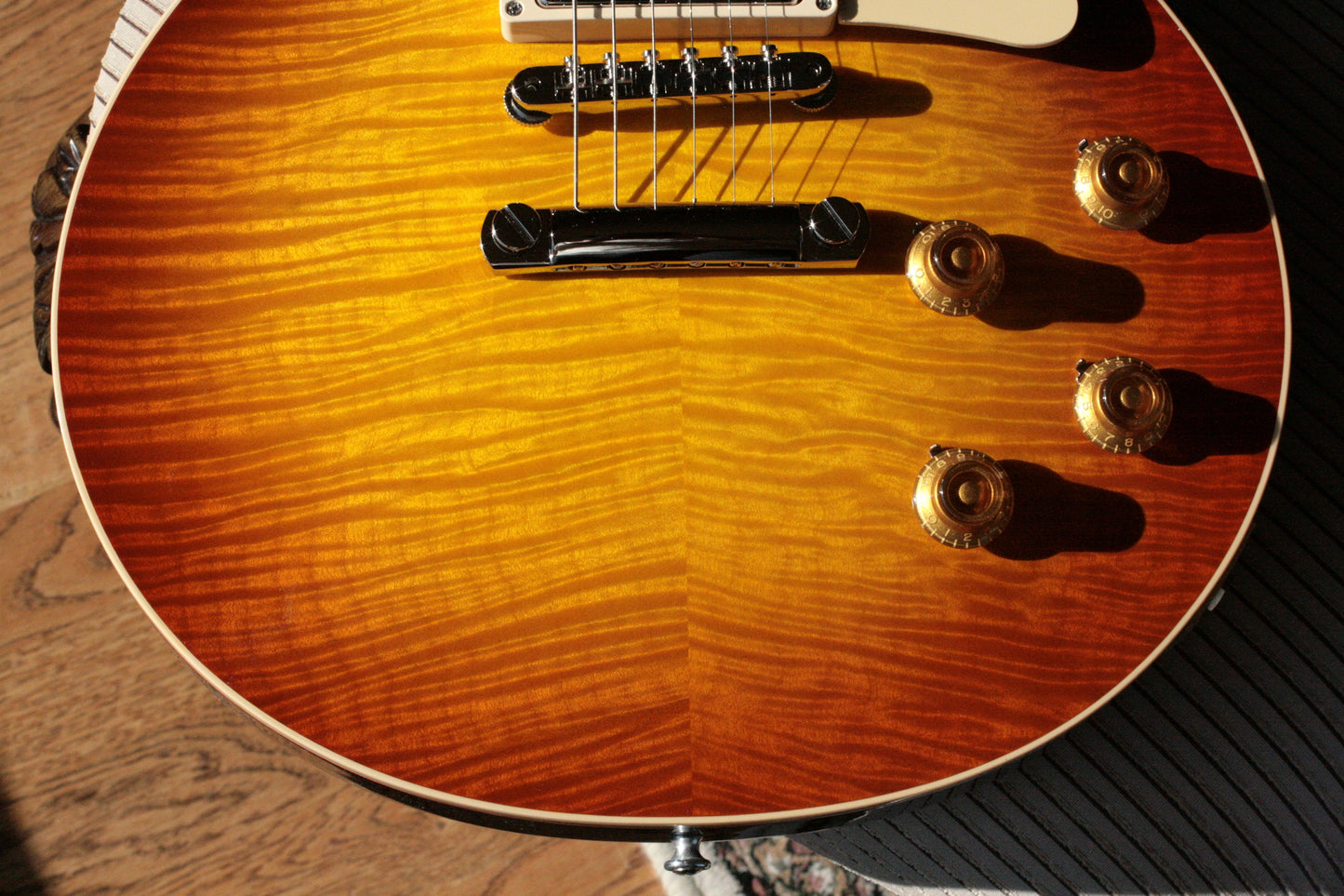 2019 Gibson 1959 Les Paul 60TH ANNIVERSARY Historic Reissue R9 59 Custom Shop Sunrise Tea Burst