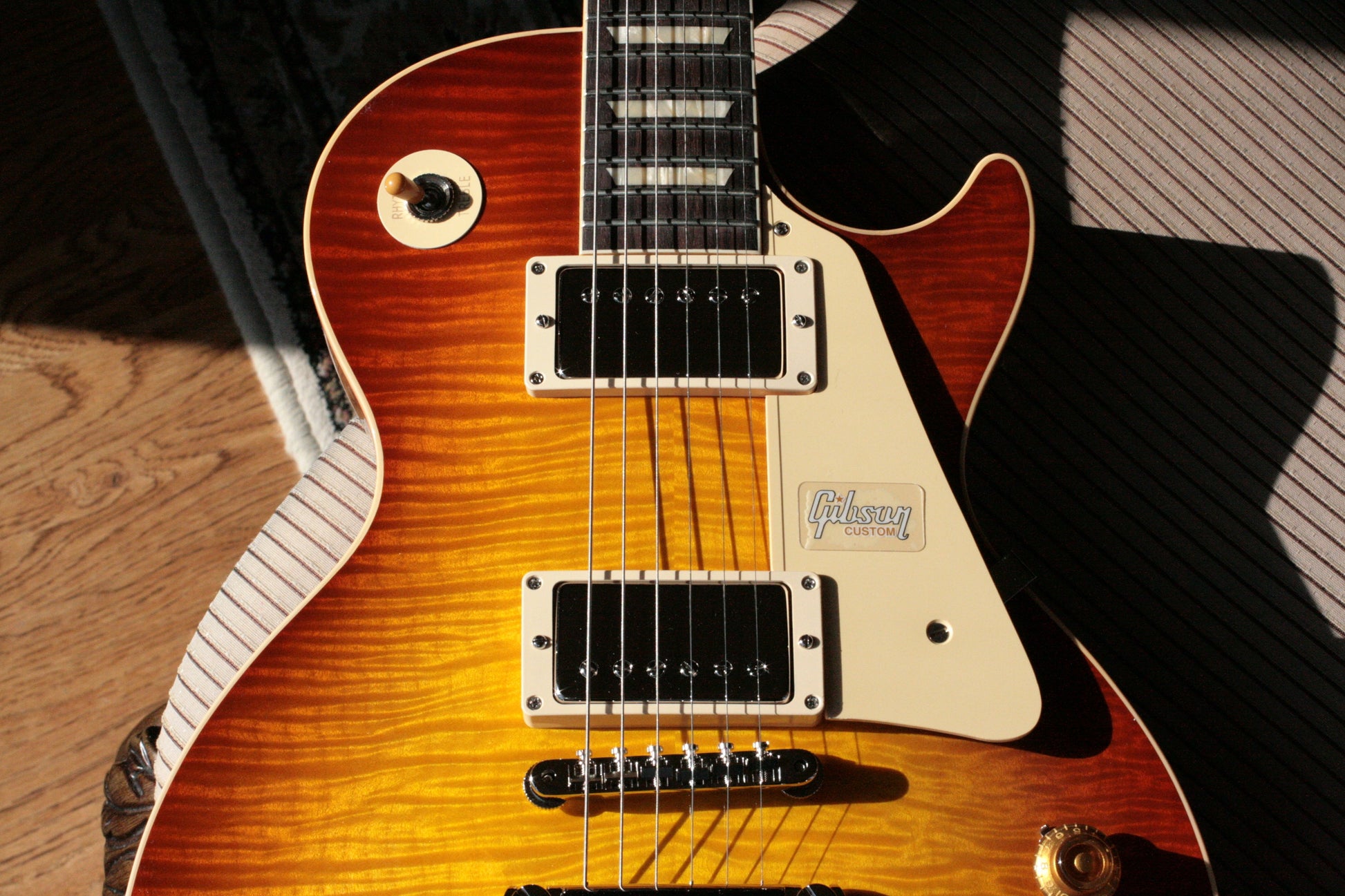 2019 Gibson 1959 Les Paul 60TH ANNIVERSARY Historic Reissue R9 59 Custom Shop Sunrise Tea Burst