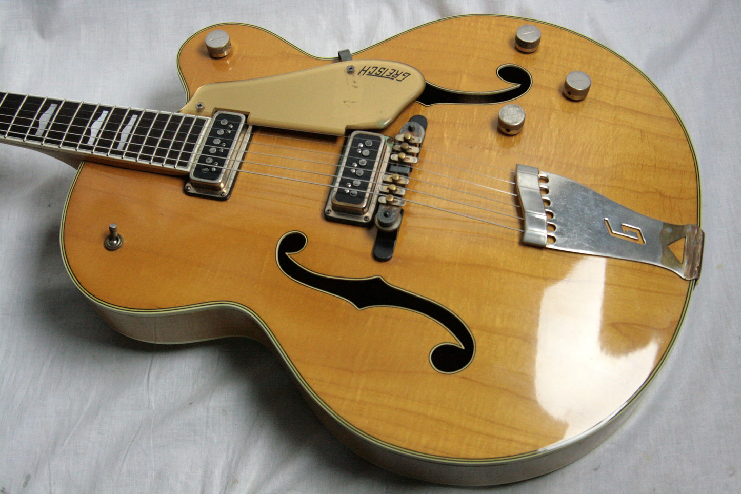 1956 Gretsch 6193 Country Club RARE NATURAL w/ Dearmond Pickups! white falcon size