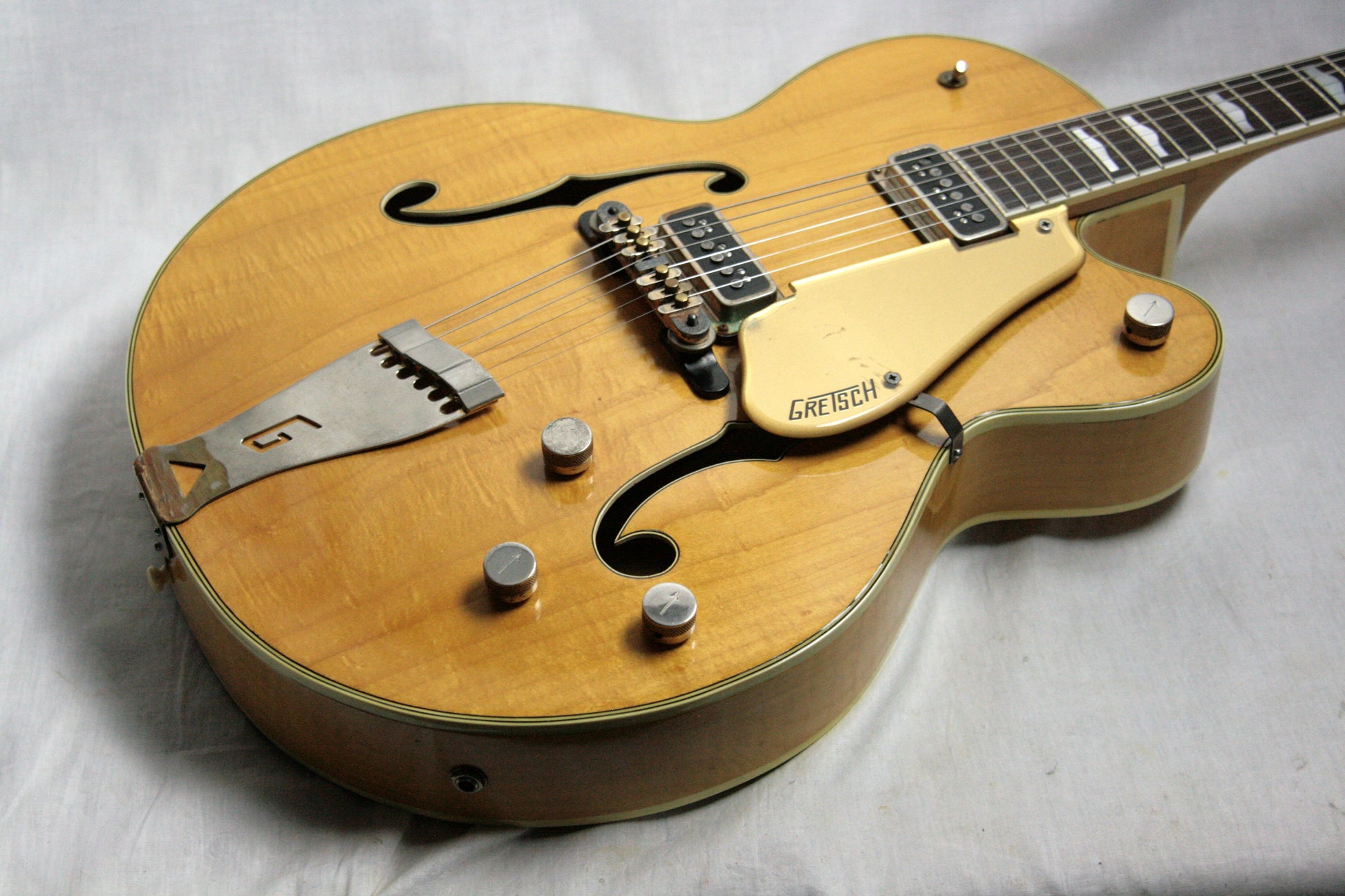 1956 Gretsch 6193 Country Club RARE NATURAL w/ Dearmond Pickups! white falcon size