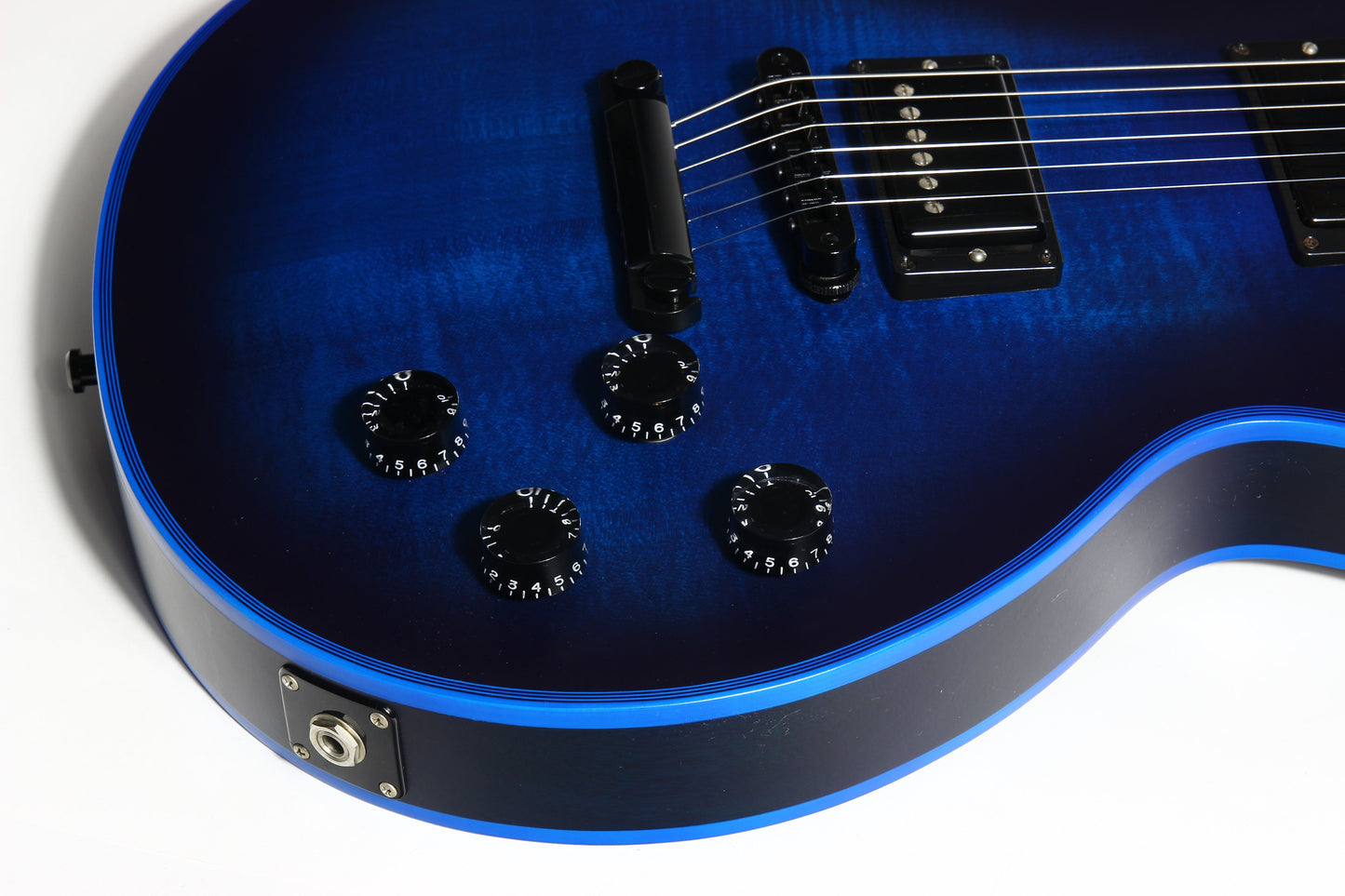 2017 Gibson Custom Shop Les Paul SATIN BLUE BURST WIDOW -- Rare Limited Edition! Maple Neck!