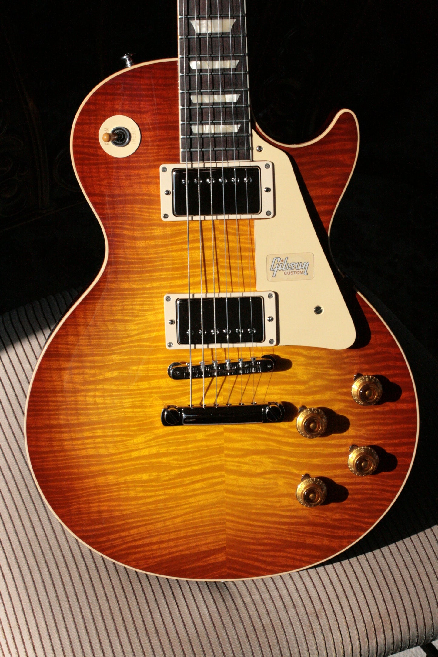 2019 Gibson 1959 Les Paul 60TH ANNIVERSARY Historic Reissue R9 59 Custom Shop Sunrise Tea Burst