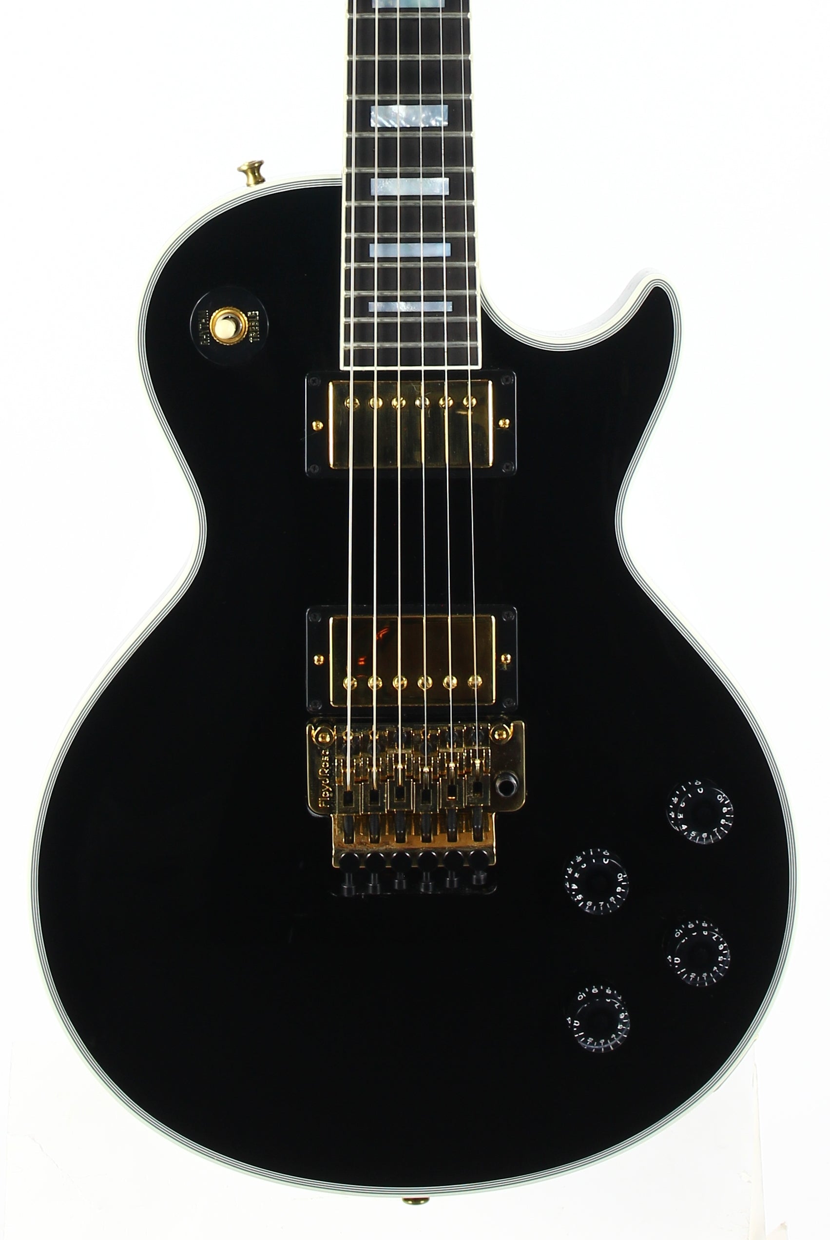 2023 Gibson Custom Shop Les Paul Axcess Custom Black Ebony Floyd Rose