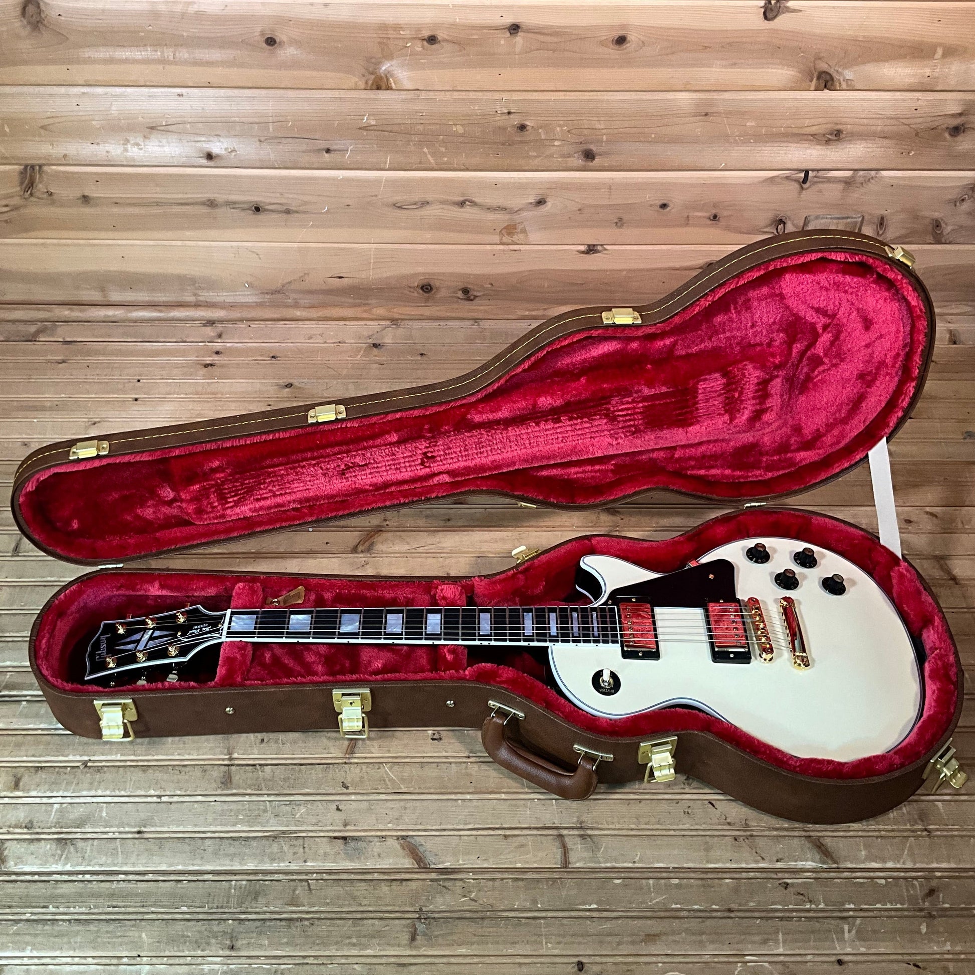 Gibson Les Paul Custom 70s Electric Guitar - Butter Cream
