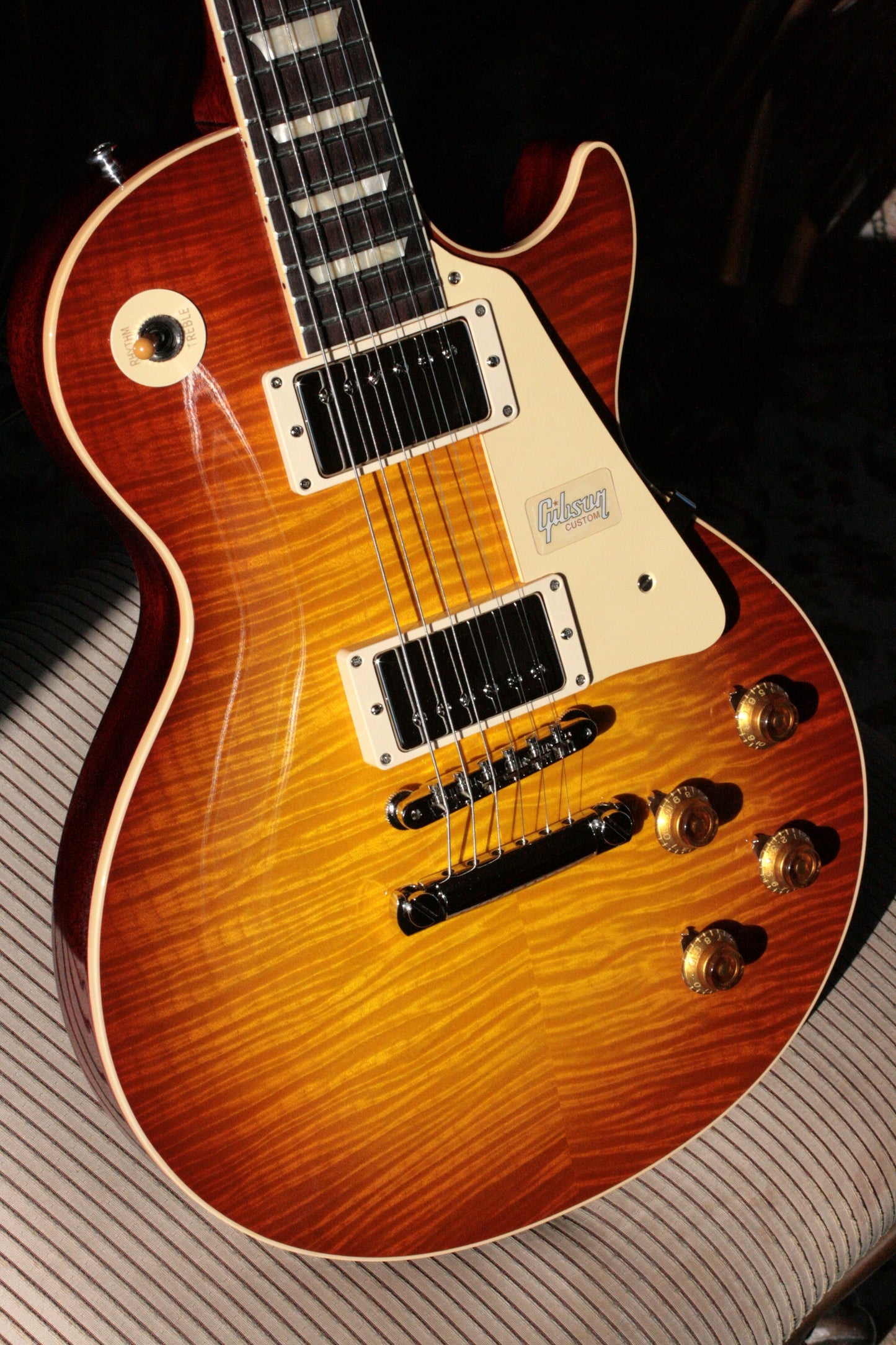 2019 Gibson 1959 Les Paul 60TH ANNIVERSARY Historic Reissue R9 59 Custom Shop Sunrise Tea Burst