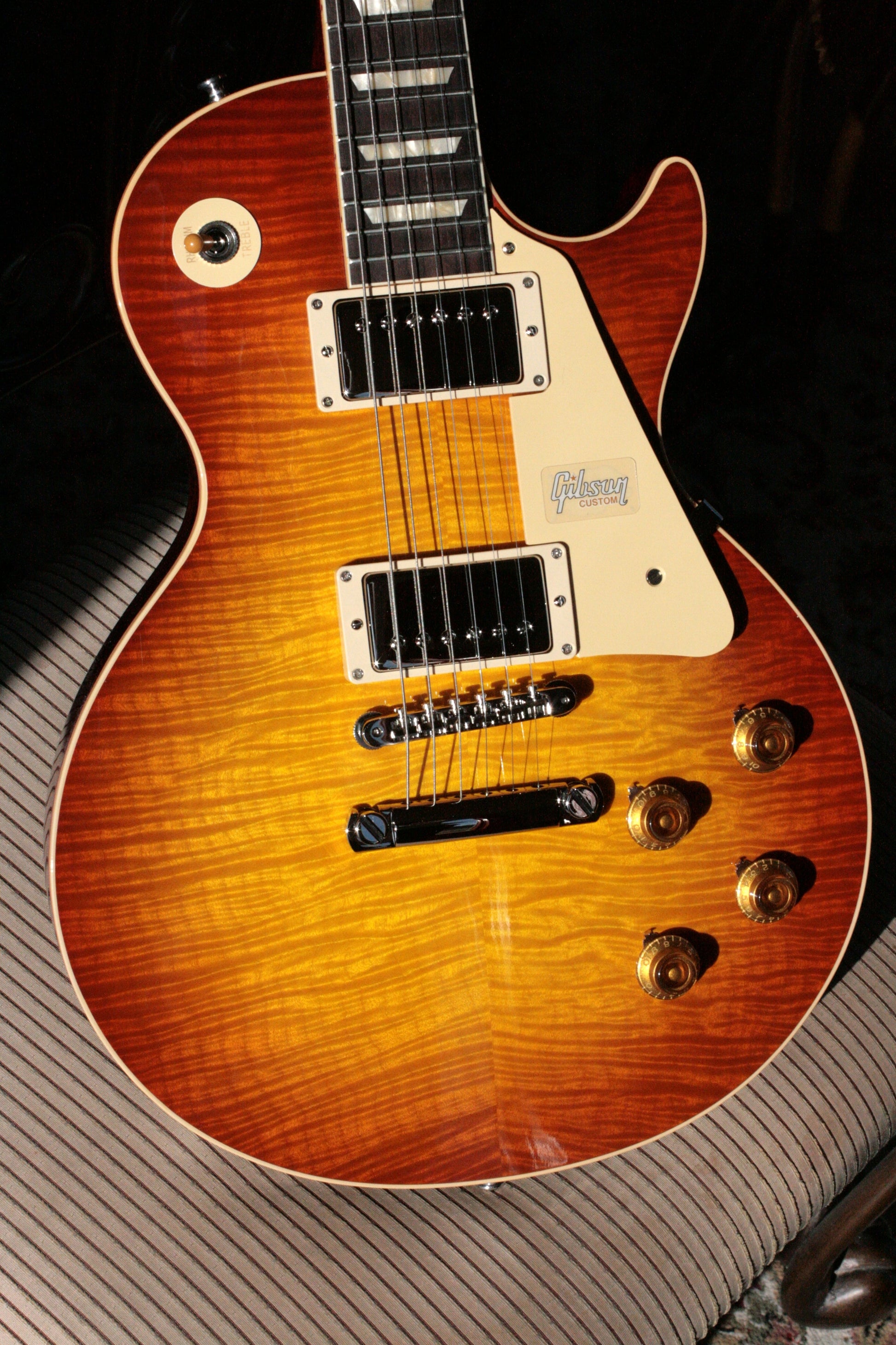 2019 Gibson 1959 Les Paul 60TH ANNIVERSARY Historic Reissue R9 59 Custom Shop Sunrise Tea Burst