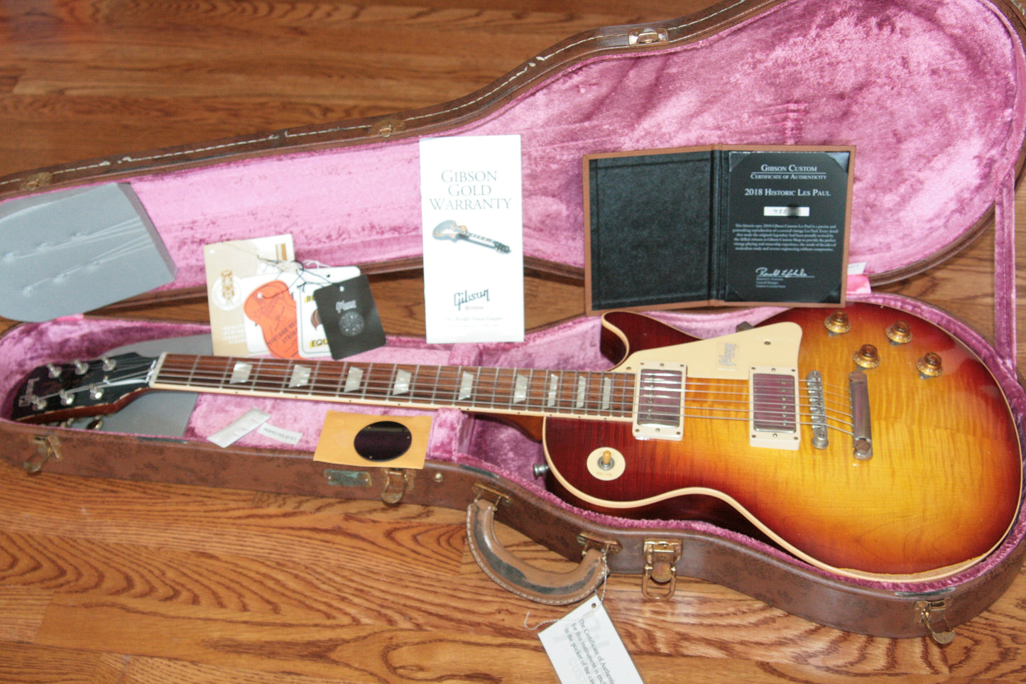2018 Gibson 1959 HEAVY AGED Bourbon Burst Les Paul Historic Reissue! R9 59 Custom Shop