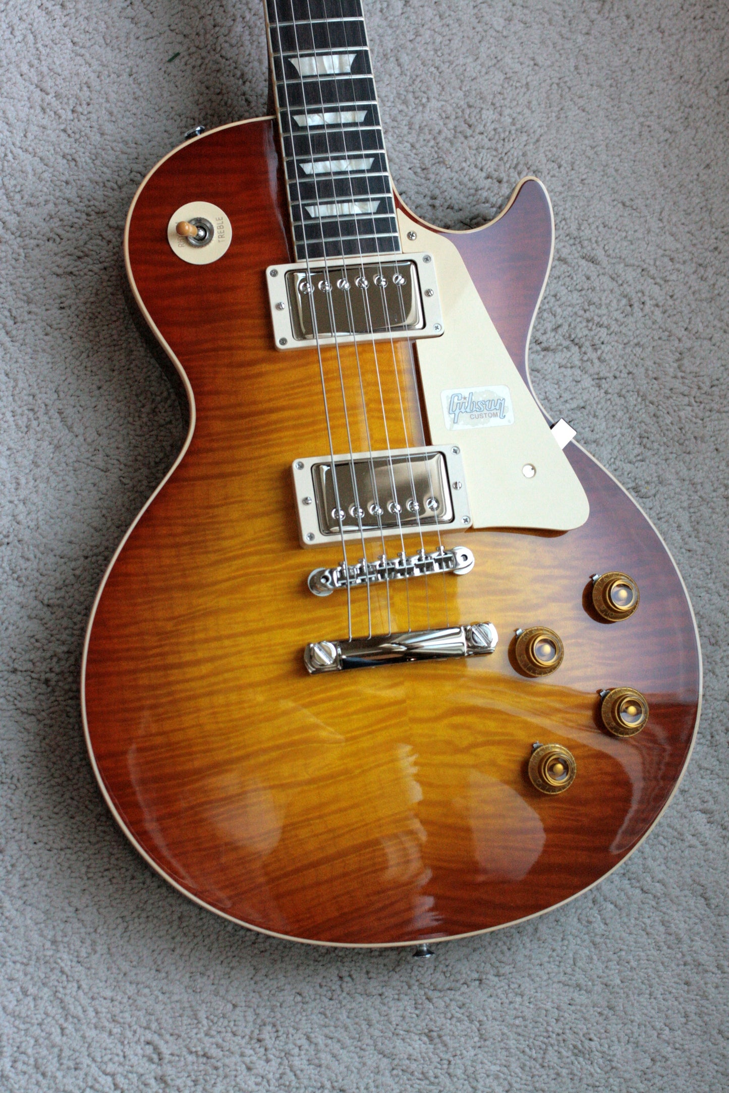 2019 Gibson 1959 Les Paul 60TH ANNIVERSARY Historic Reissue R9 59 Custom Shop Sunrise Tea Burst