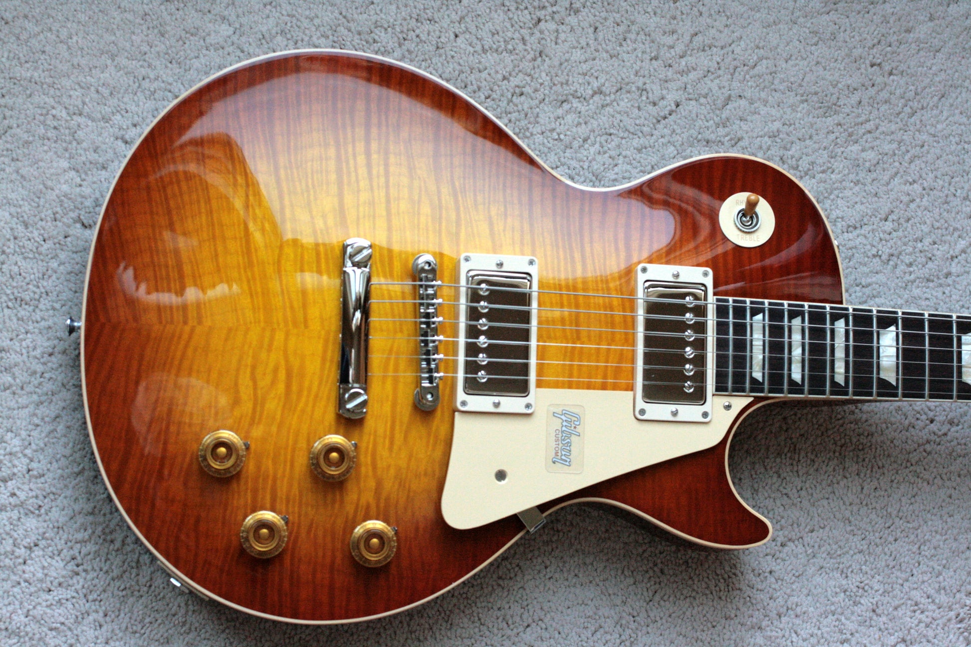 2019 Gibson 1959 Les Paul 60TH ANNIVERSARY Historic Reissue R9 59 Custom Shop Sunrise Tea Burst