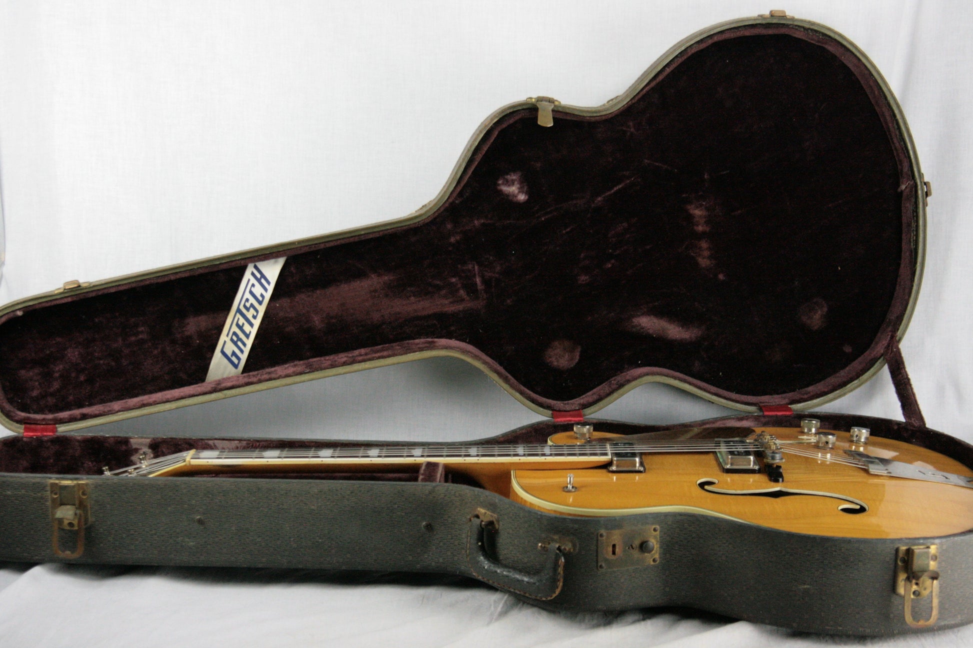 1956 Gretsch 6193 Country Club RARE NATURAL w/ Dearmond Pickups! white falcon size