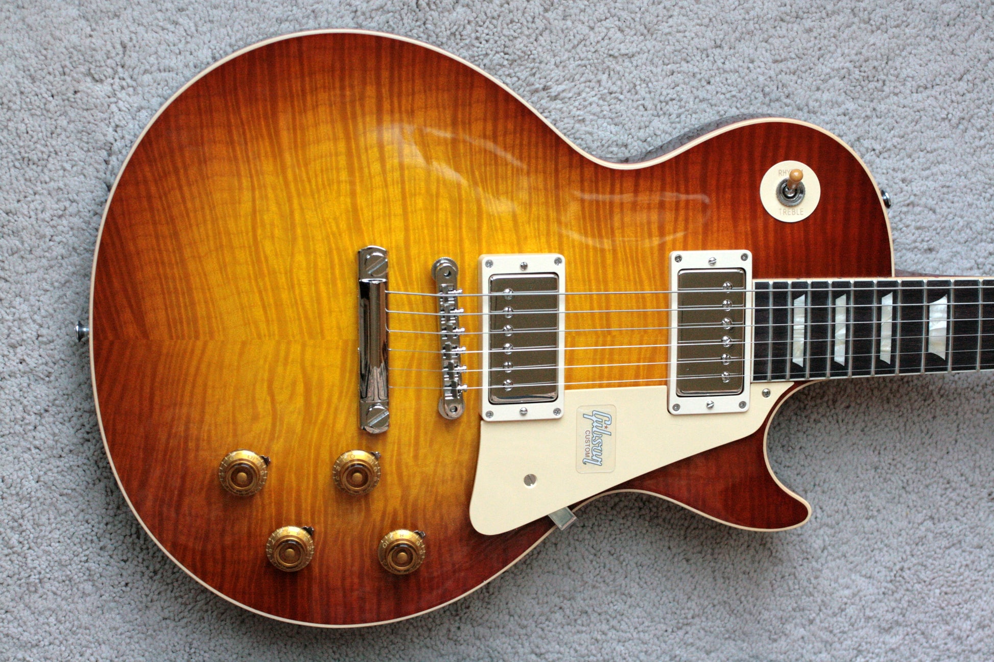 2019 Gibson 1959 Les Paul 60TH ANNIVERSARY Historic Reissue R9 59 Custom Shop Sunrise Tea Burst