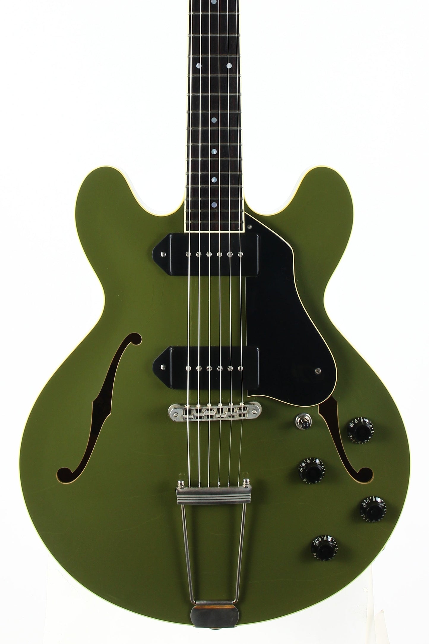 2024 Collings I-30 LC Olive Drab Green AGED Dual THROBAK Dog Ear P-90's