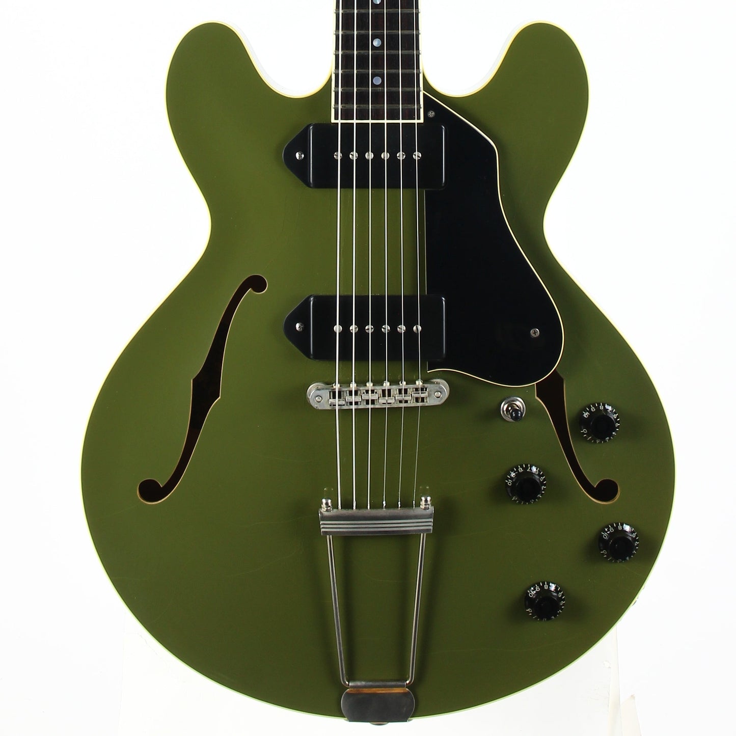 2024 Collings I-30 LC Olive Drab Green AGED Dual THROBAK Dog Ear P-90's