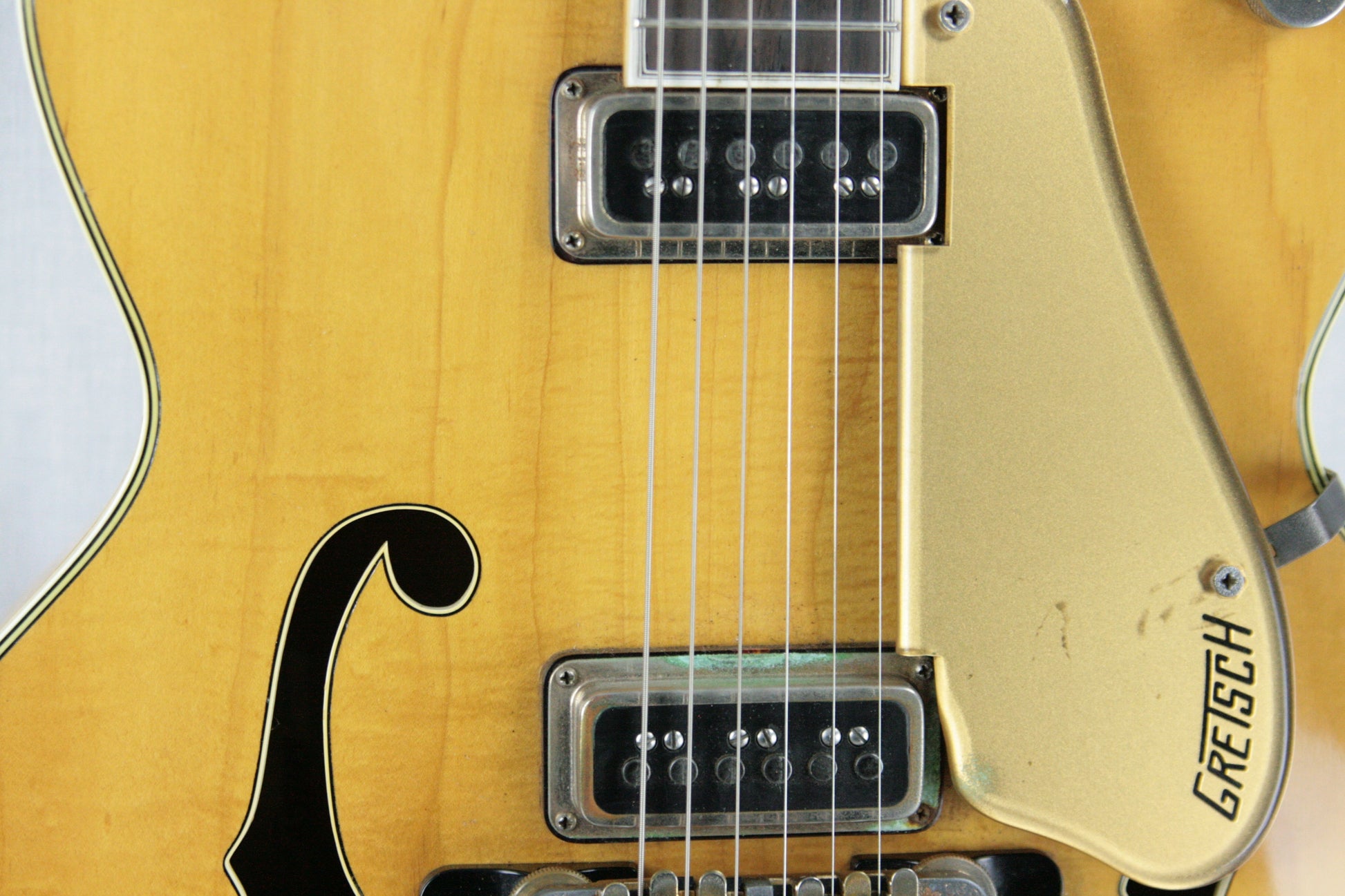 1956 Gretsch 6193 Country Club RARE NATURAL w/ Dearmond Pickups! white falcon size