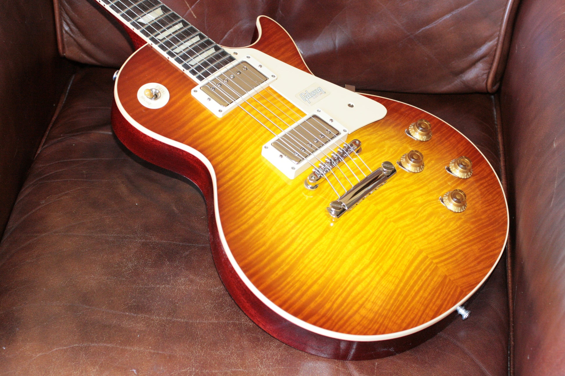 2019 Gibson 1959 Les Paul 60TH ANNIVERSARY Historic Reissue R9 59 Custom Shop Sunrise Tea Burst