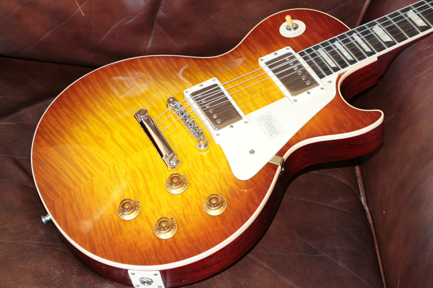 2019 Gibson 1959 Les Paul 60TH ANNIVERSARY Historic Reissue R9 59 Custom Shop Sunrise Tea Burst