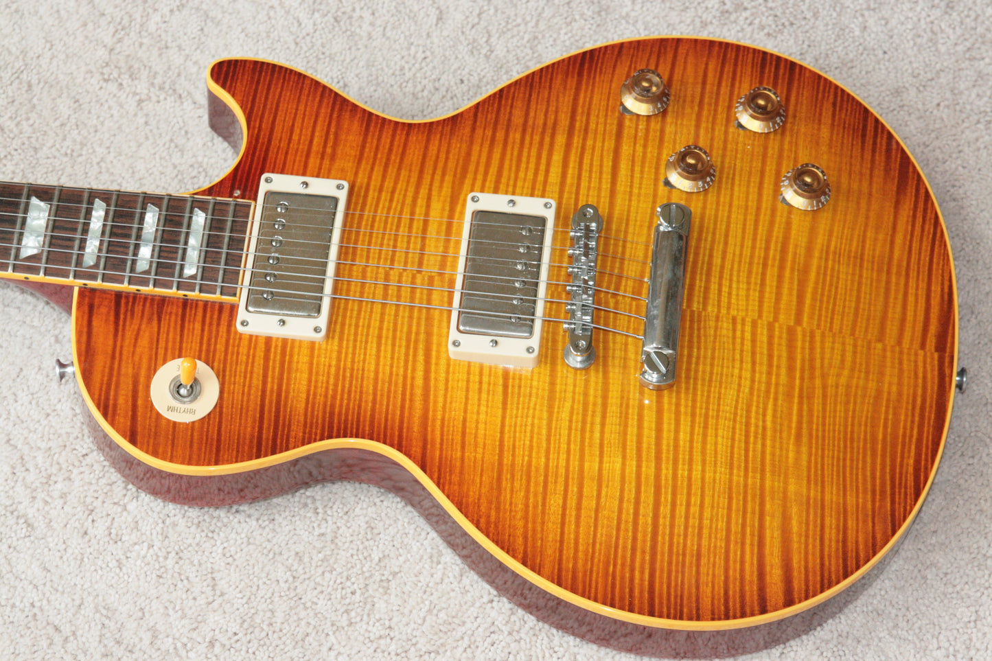 1996 Gibson '59 Les Paul Reissue Flametop Sunburst! 1959 R9 LP CLEAN! BIG TOP!