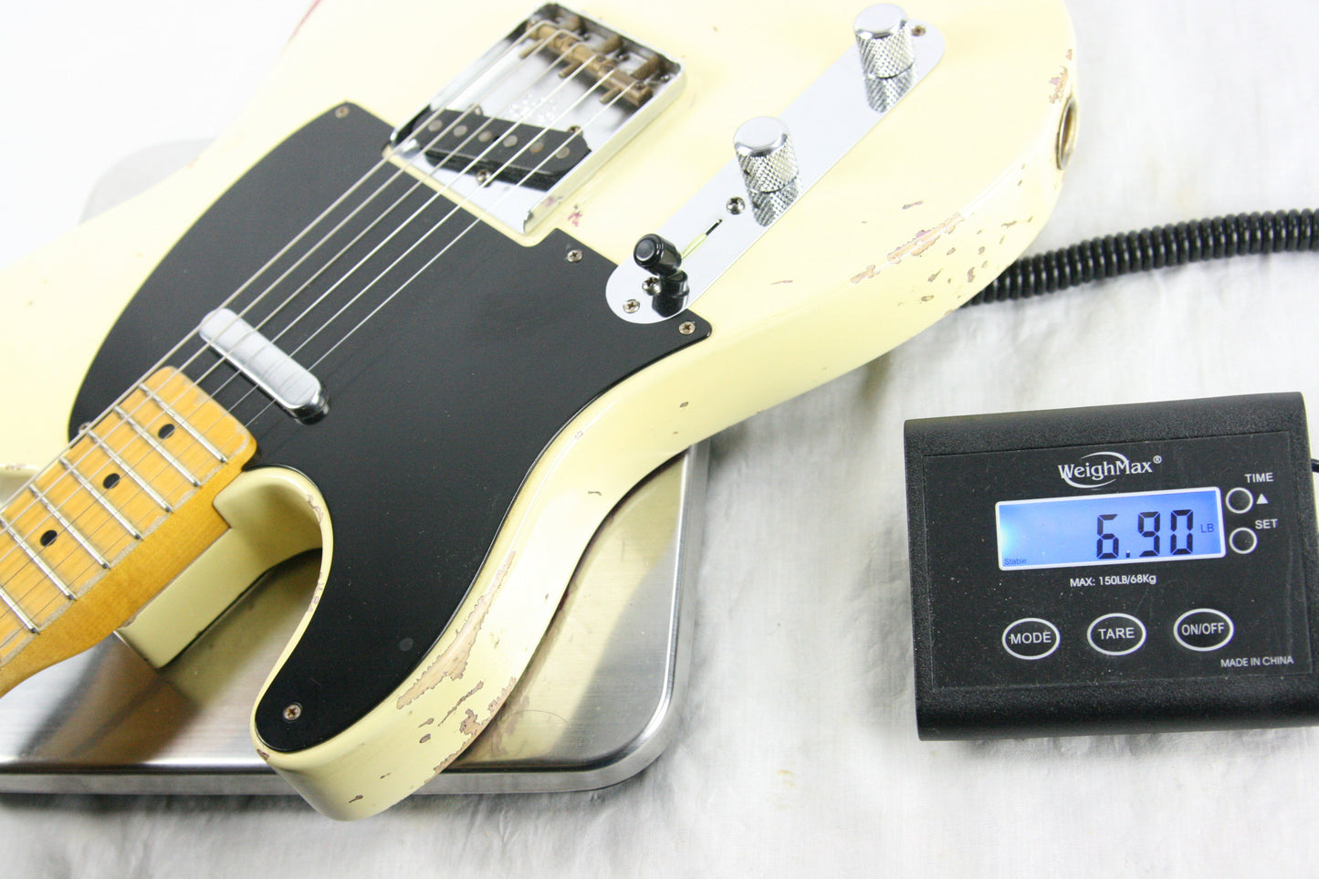 2014 Fender Custom Shop MASTERBUILT Dale Wilson 1951 Nocaster LEFT-HANDED Telecaster Heavy Relic Blonde Pink Paisley