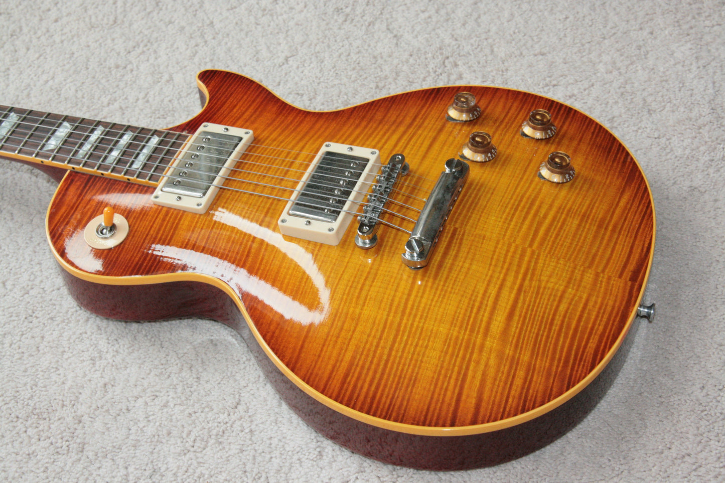 1996 Gibson '59 Les Paul Reissue Flametop Sunburst! 1959 R9 LP CLEAN! BIG TOP!