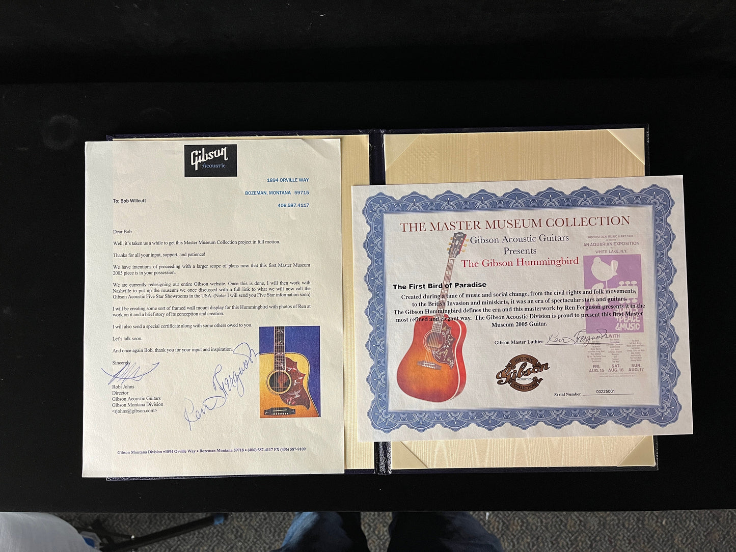 Gibson 2005 Master Museum Collection Hummingbird Supreme (001)
