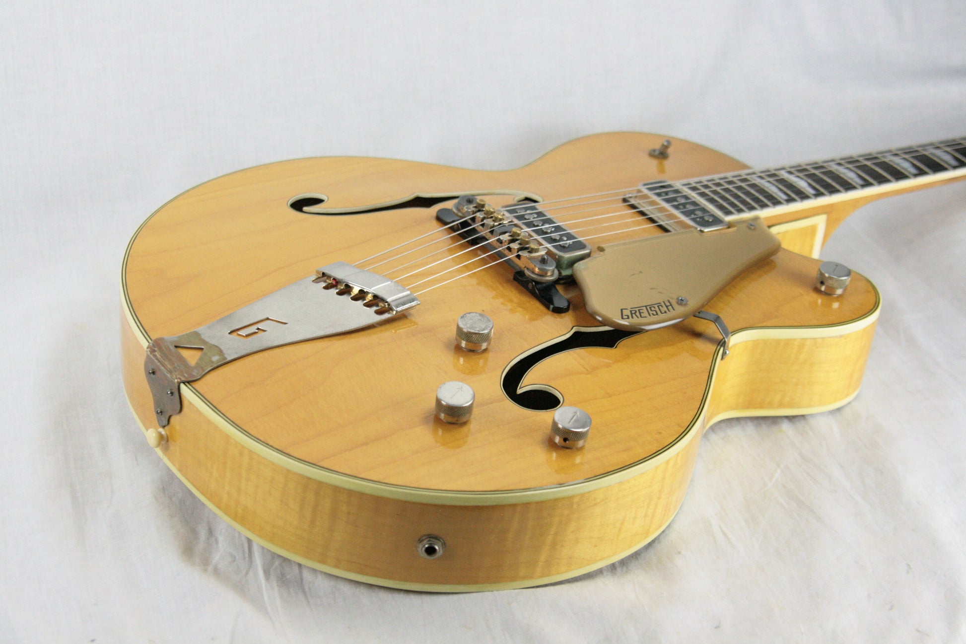 1956 Gretsch 6193 Country Club RARE NATURAL w/ Dearmond Pickups! white falcon size