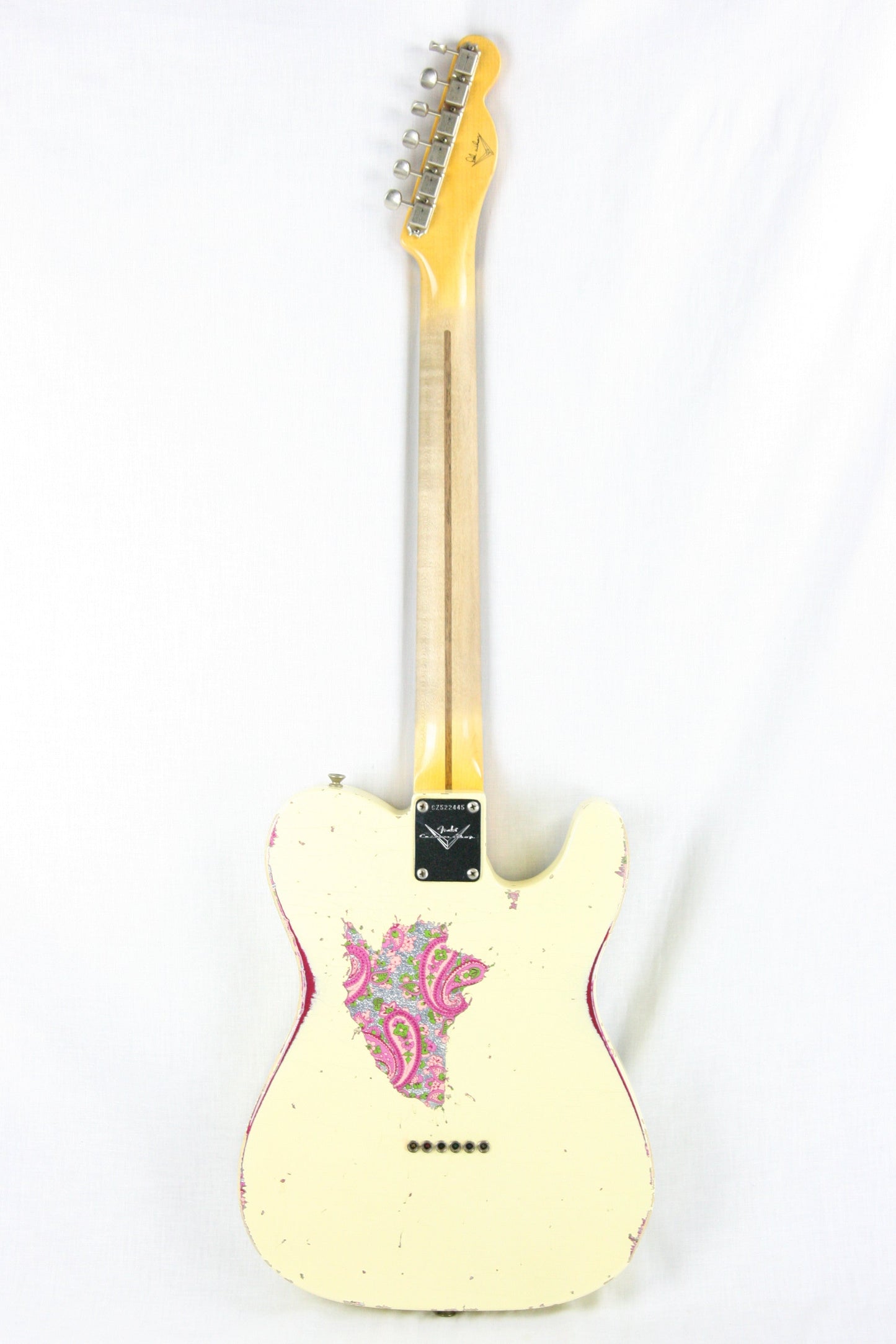 2014 Fender Custom Shop MASTERBUILT Dale Wilson 1951 Nocaster LEFT-HANDED Telecaster Heavy Relic Blonde Pink Paisley
