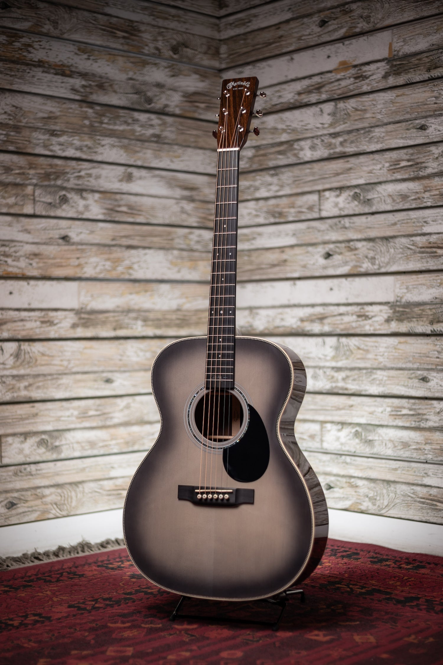 Martin OMJM 20th Anniversary John Mayer Acoustic Guitar - Platinum Gray